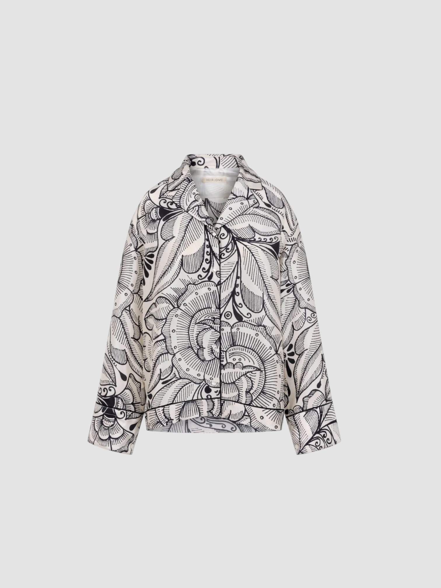 Heirlome Bernardina Shirt in print. Styled by Sharon Lombardo for FDV Concierge.