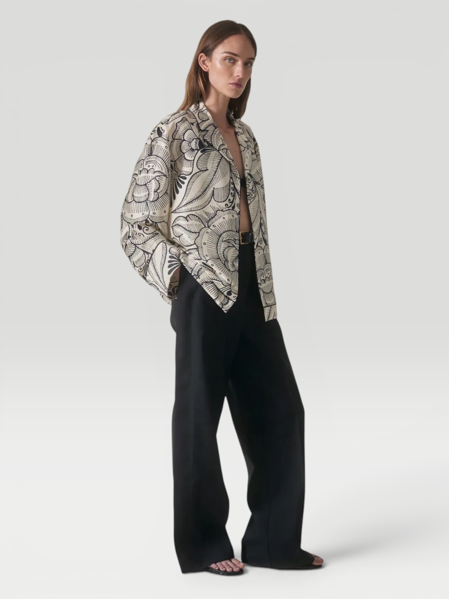 Heirlome Bernardina Shirt in print. Styled by Sharon Lombardo for FDV Concierge.