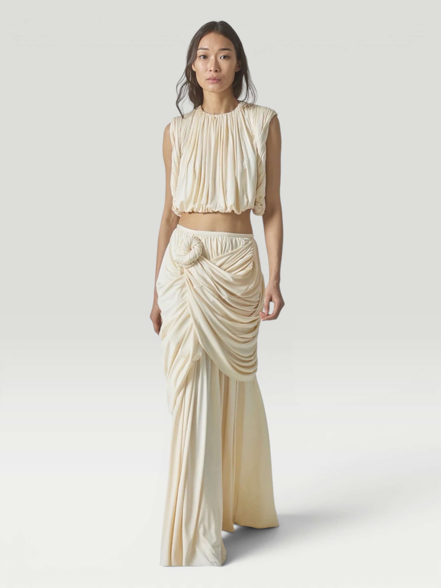 Heirlome Effie Skirt in bone. Styled by Sharon Lombardo for FDV Concierge.