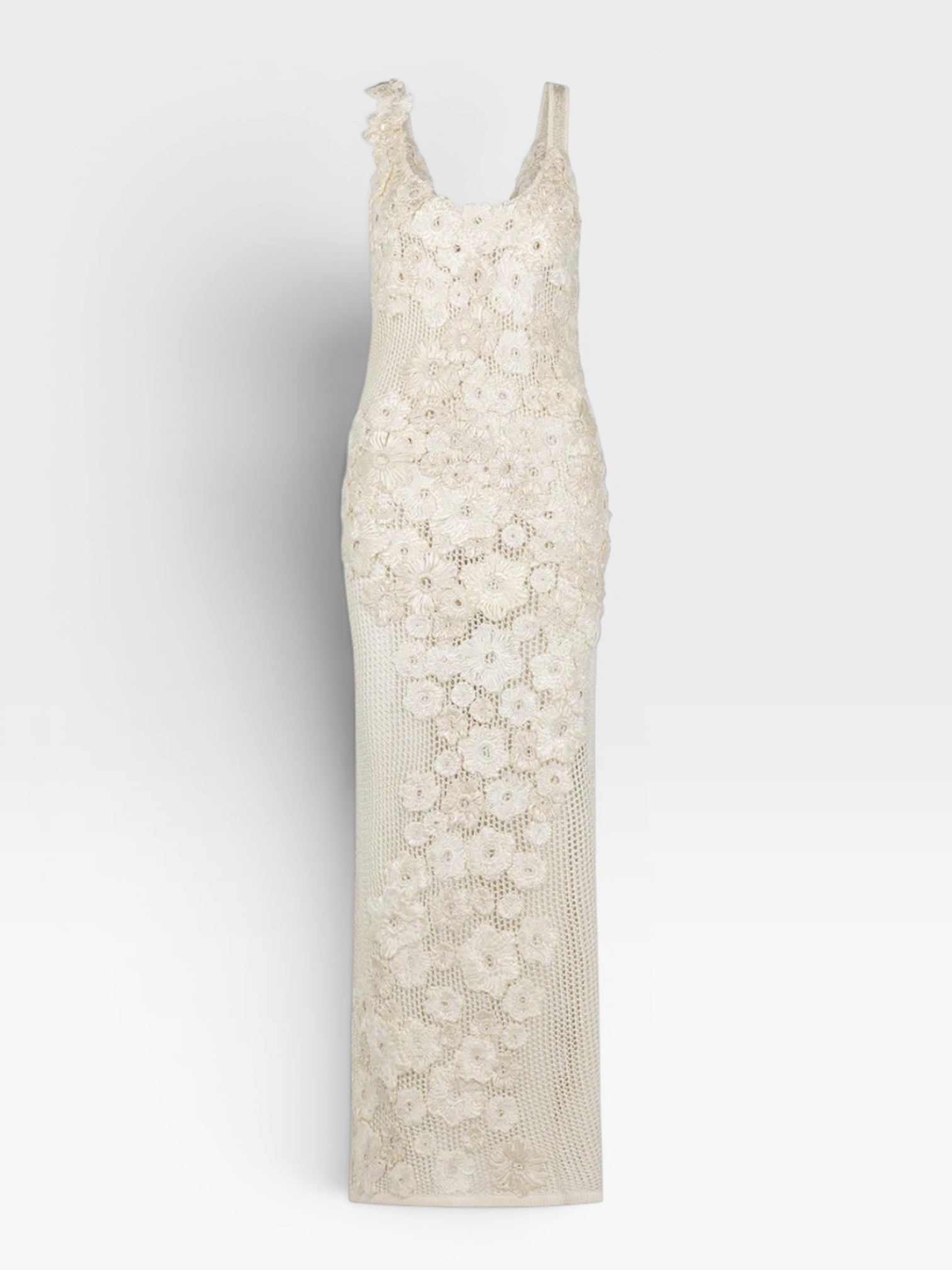 HEIRLOME Emily Dress in ivory. Styled by Sharon Lombardo for FDV Concierge.