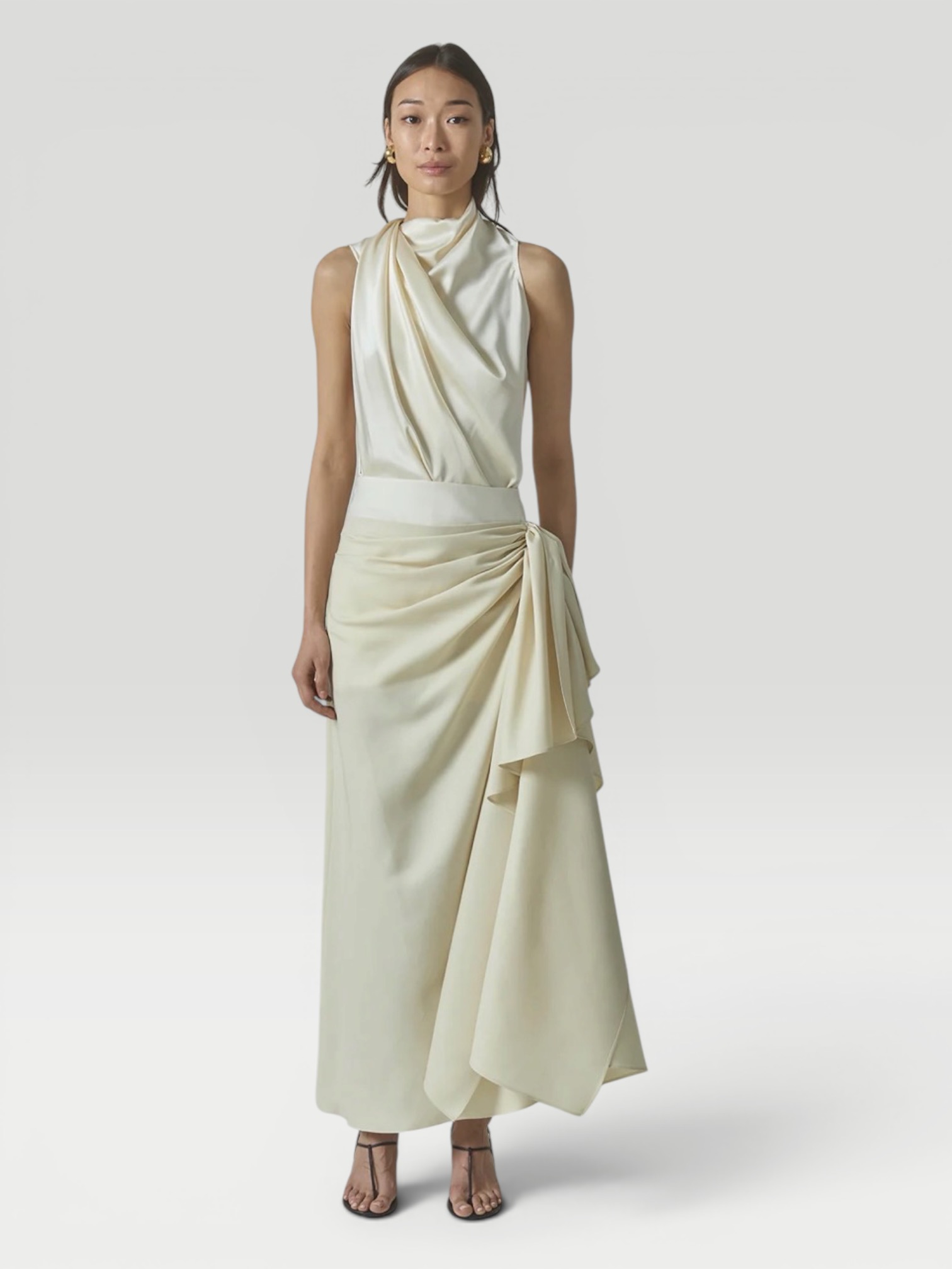 Heirlome Liliana Skirt in cream. Styled by Sharon Lombardo for FDV Concierge.