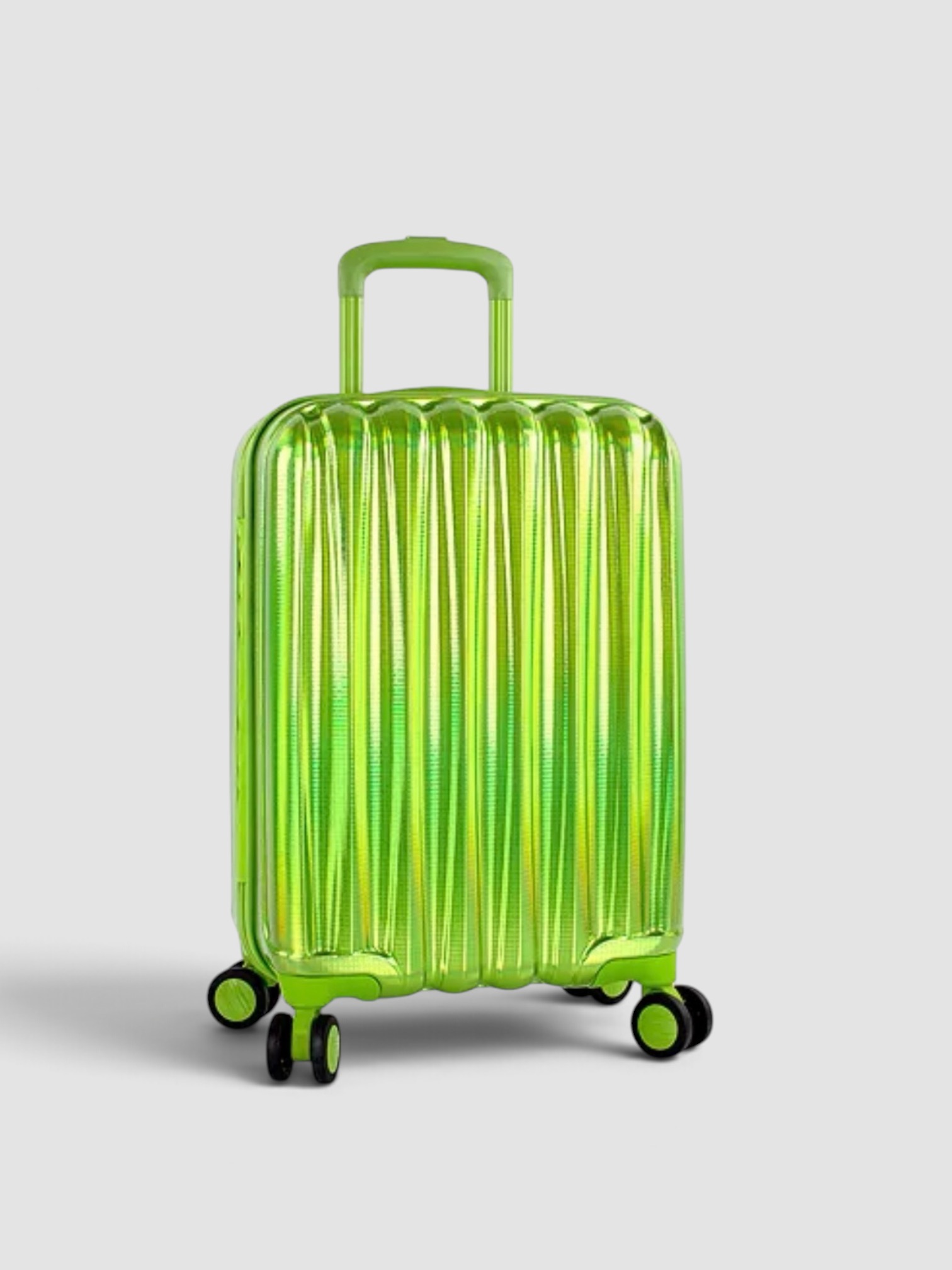 Heys America Astro 21" Spinner Suitcase in green.