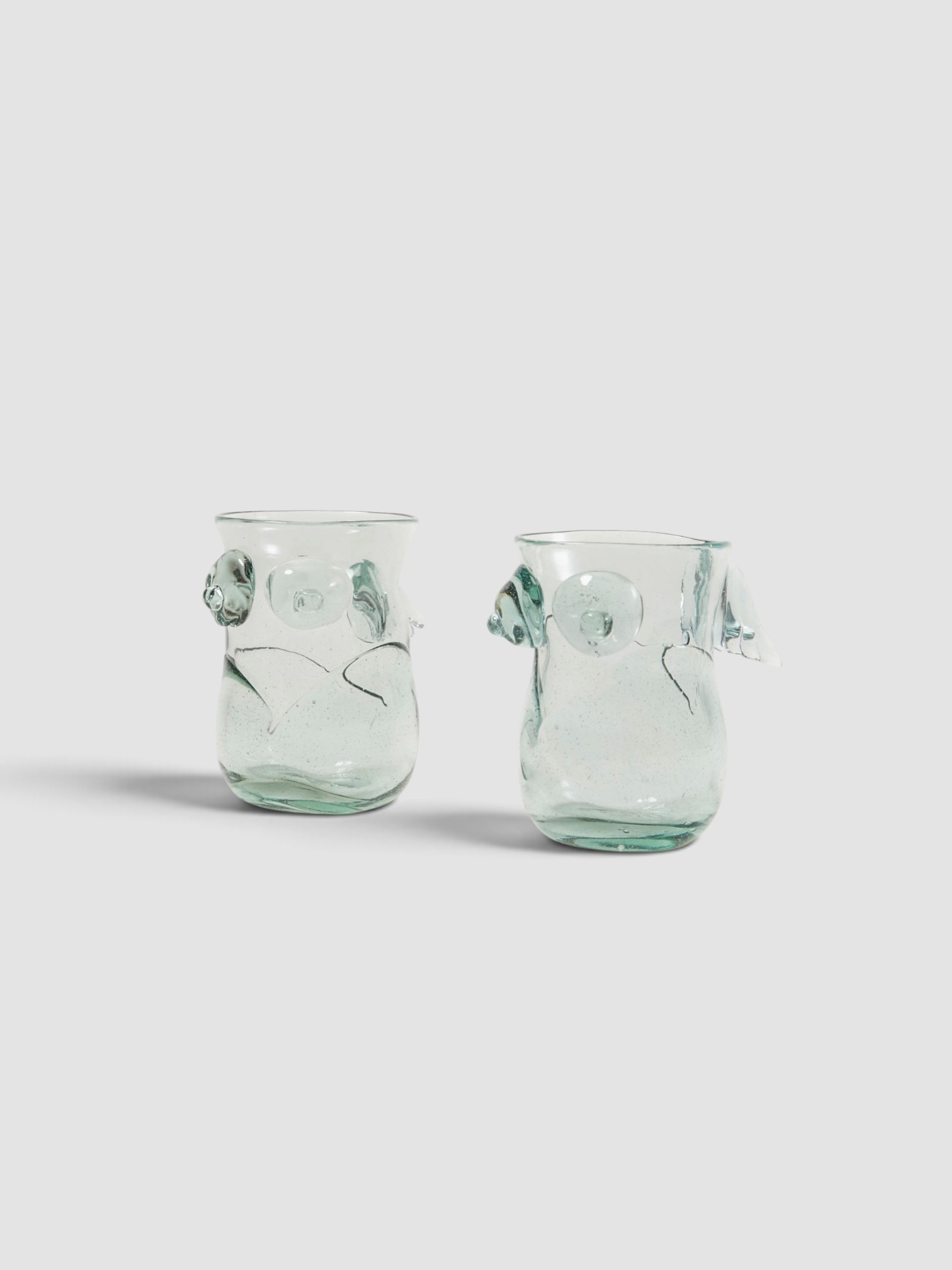Il Buco Vita La Riccia Winged Goddess Glass in clear.