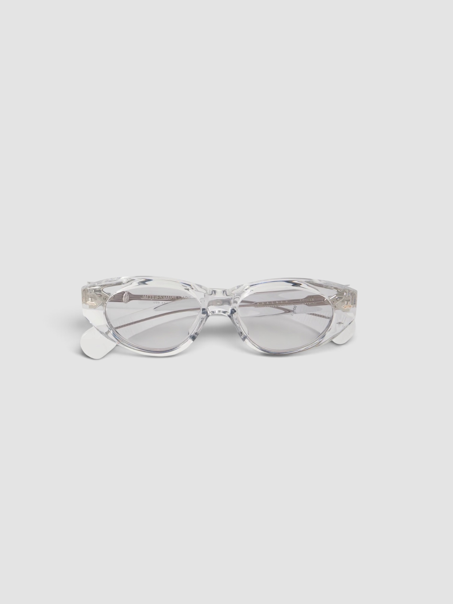 Jacques Marie Mage Krasner Cat-Eye Optical Glasses in clear.
