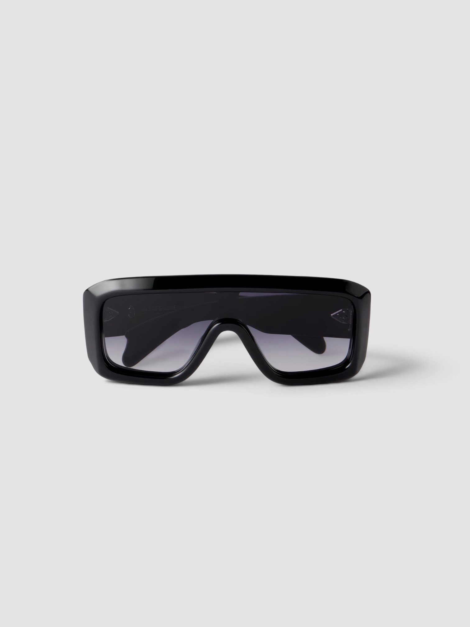 Jacques Marie Mage Pausa Oversized Aviator-Style Acetate Sunglasses in black.