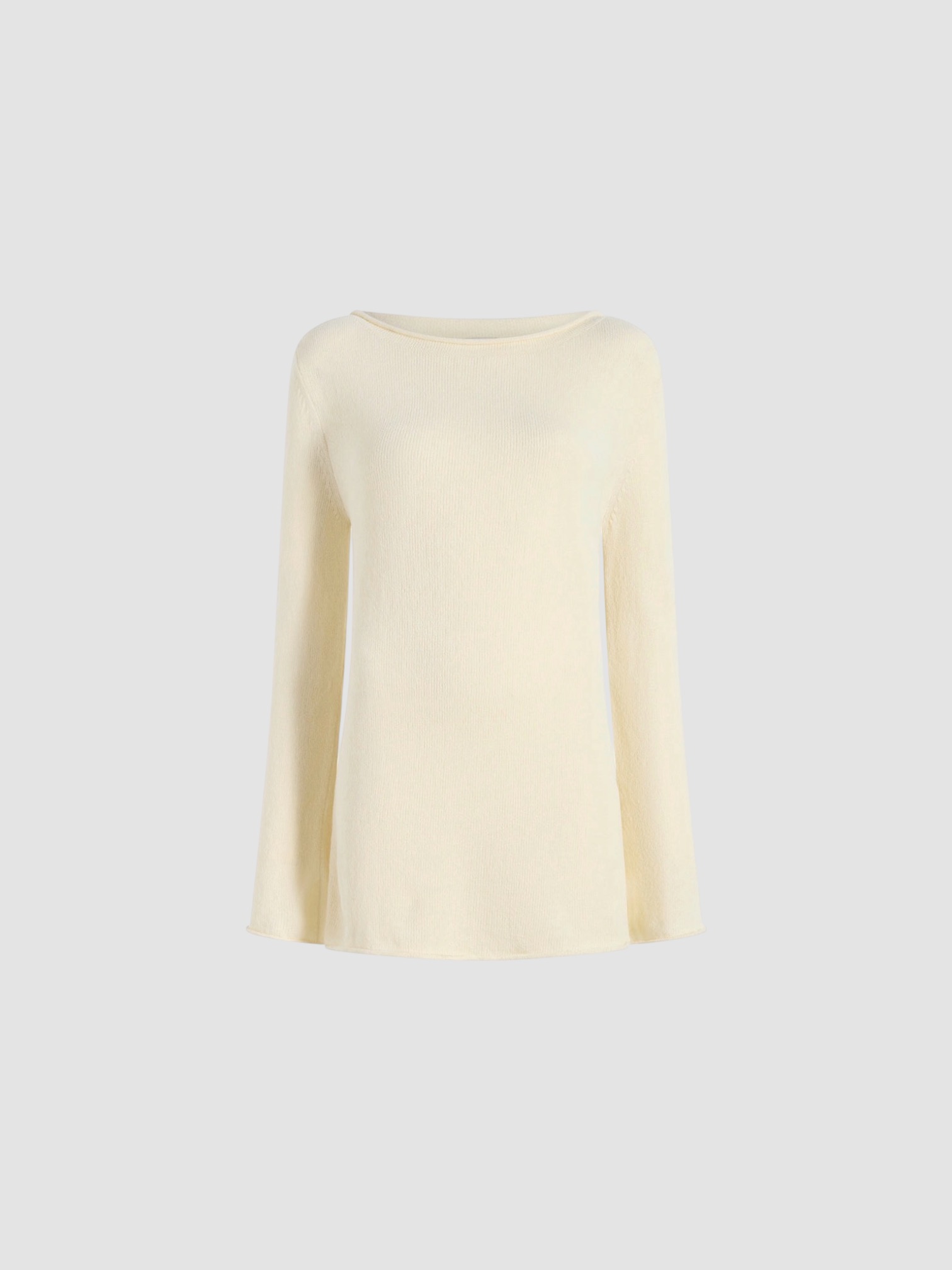Kallmeyer Yasmin Tunic in Novelty Cotton Slub in cream. Styled by Sharon Lombardo for FDV Concierge.