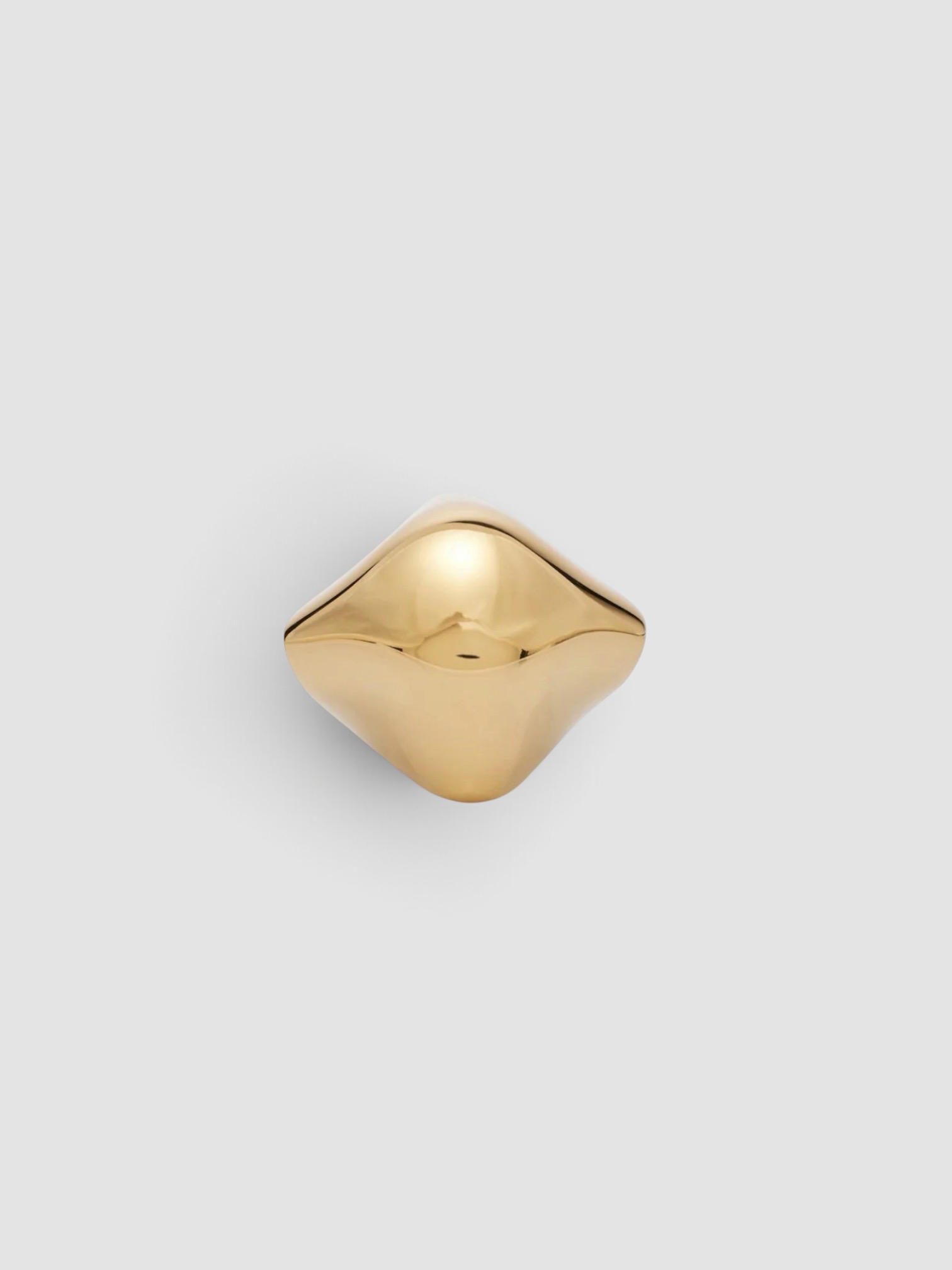 Khaite Lotus 18kt Gold-Plated Ring in gold.