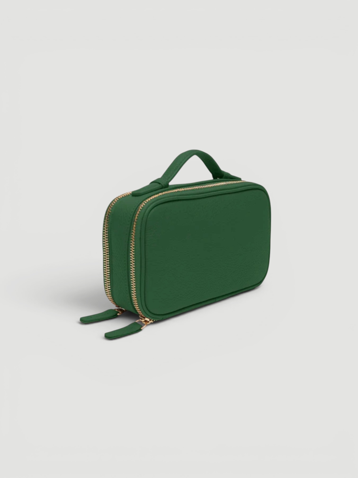 Leatherology Daily Small Travel Case in green.