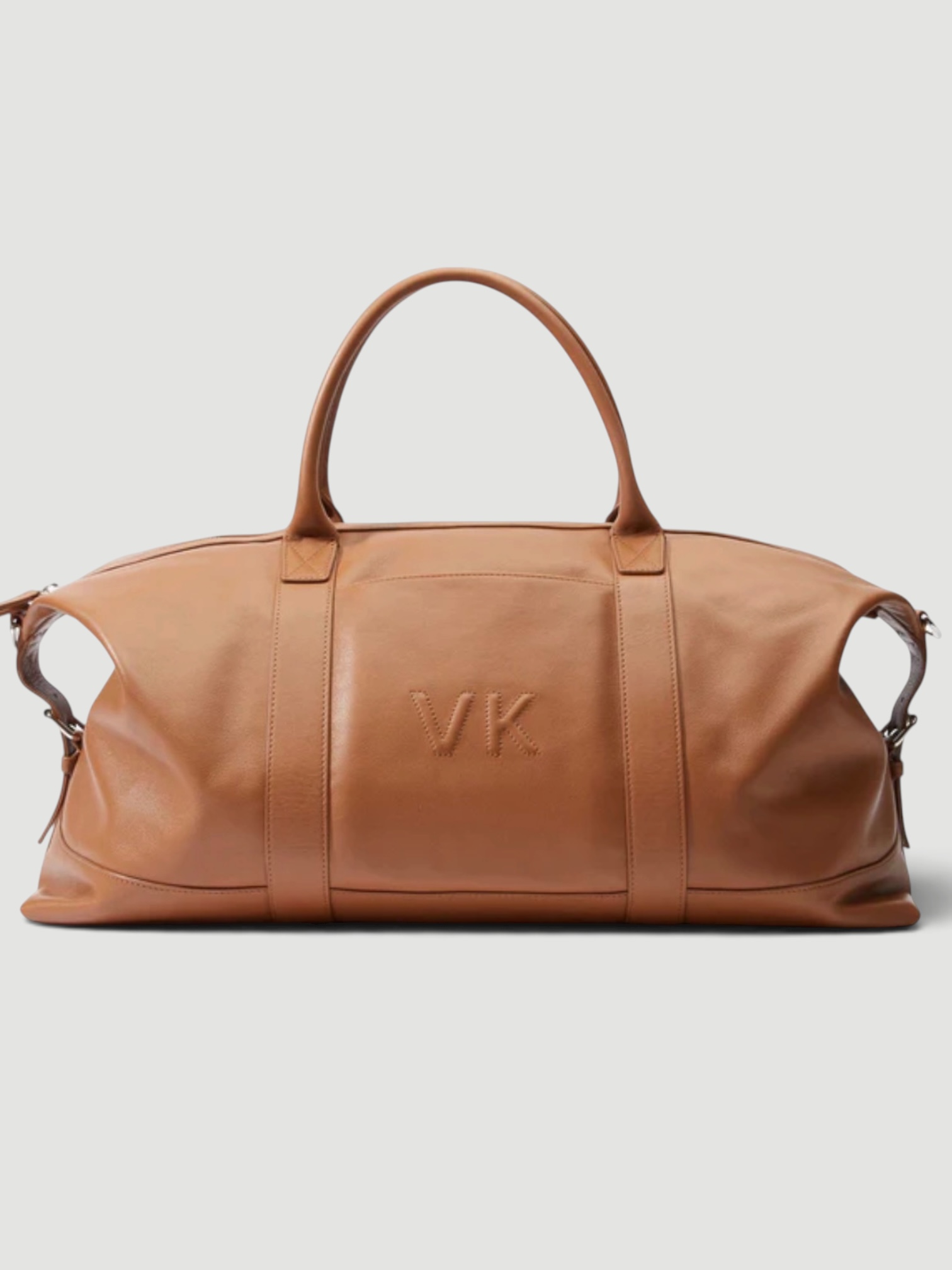 Leatherology Kessler Large Duffle in tan.