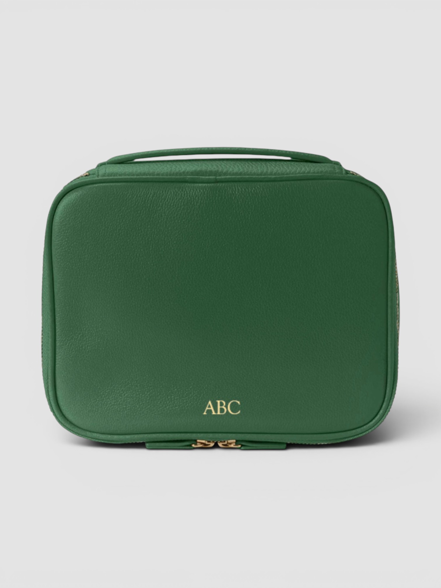 Leatherology Large Travel Organizer in green.