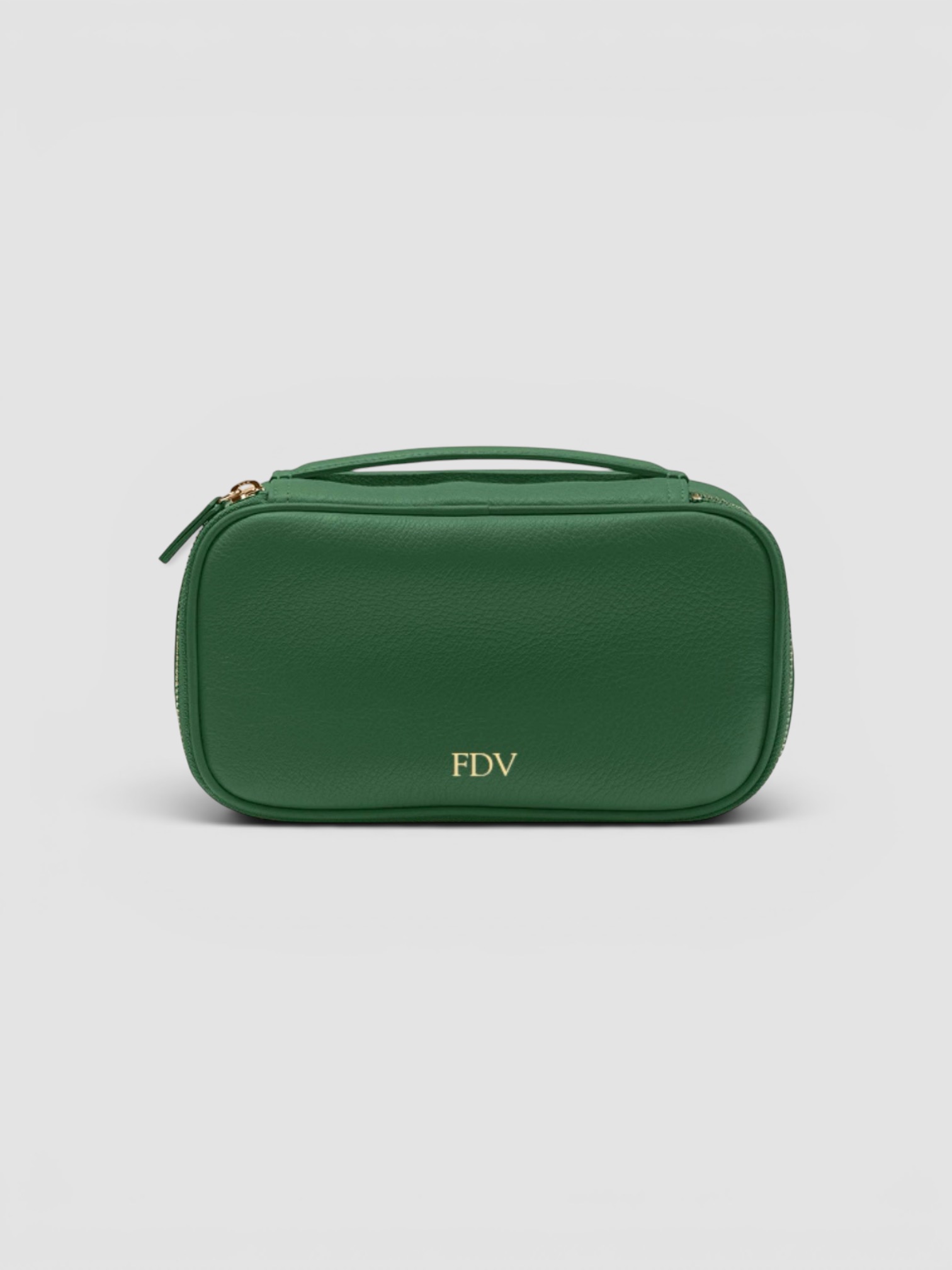 Leatherology Medium Travel Organizer in green.