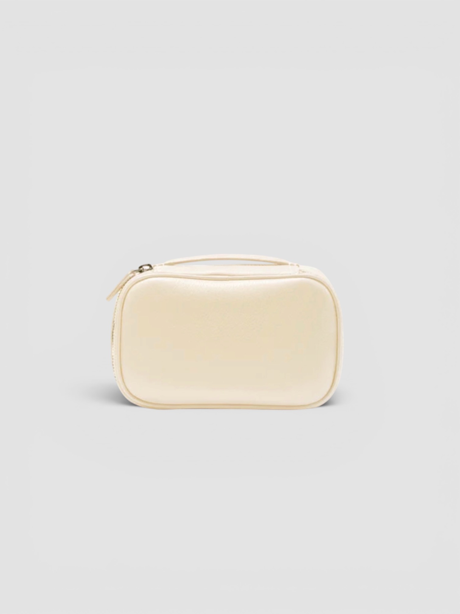 Leatherology Small Tech Bag Organizer in sand.