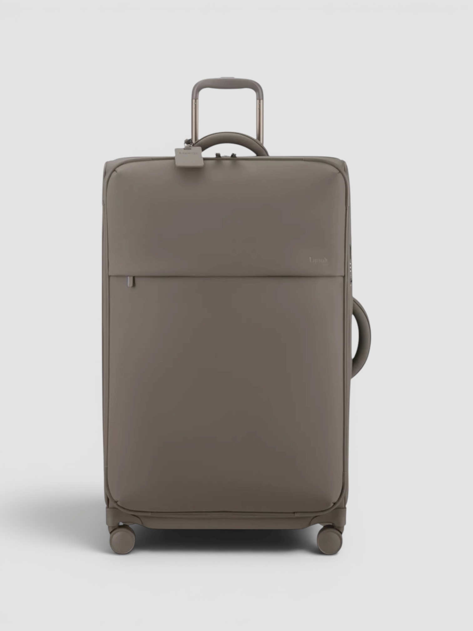 Lipault Very Long Trip Suitcase 79cm in ash stone.