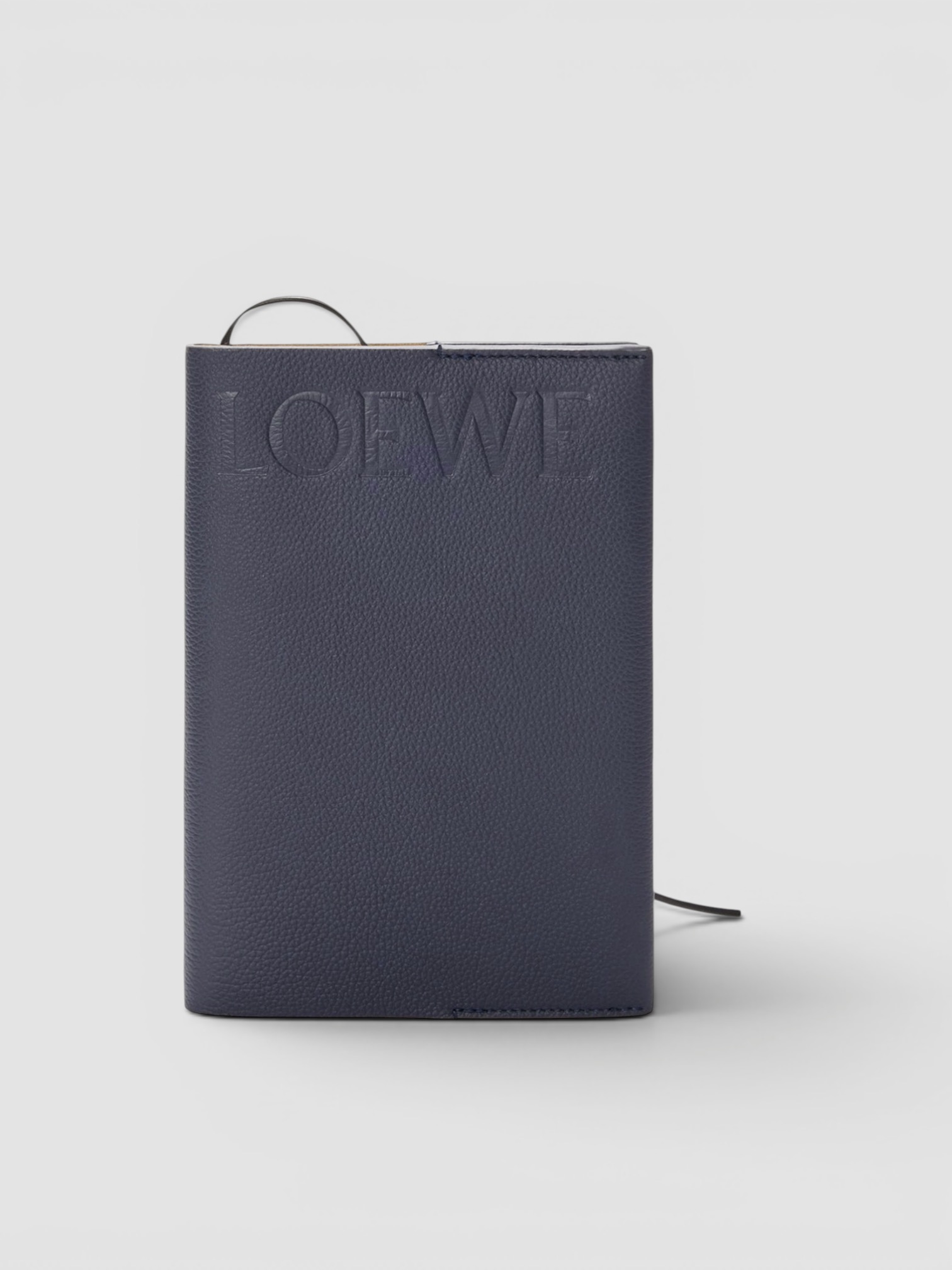 Loewe Leather A5 Notebook in tan.