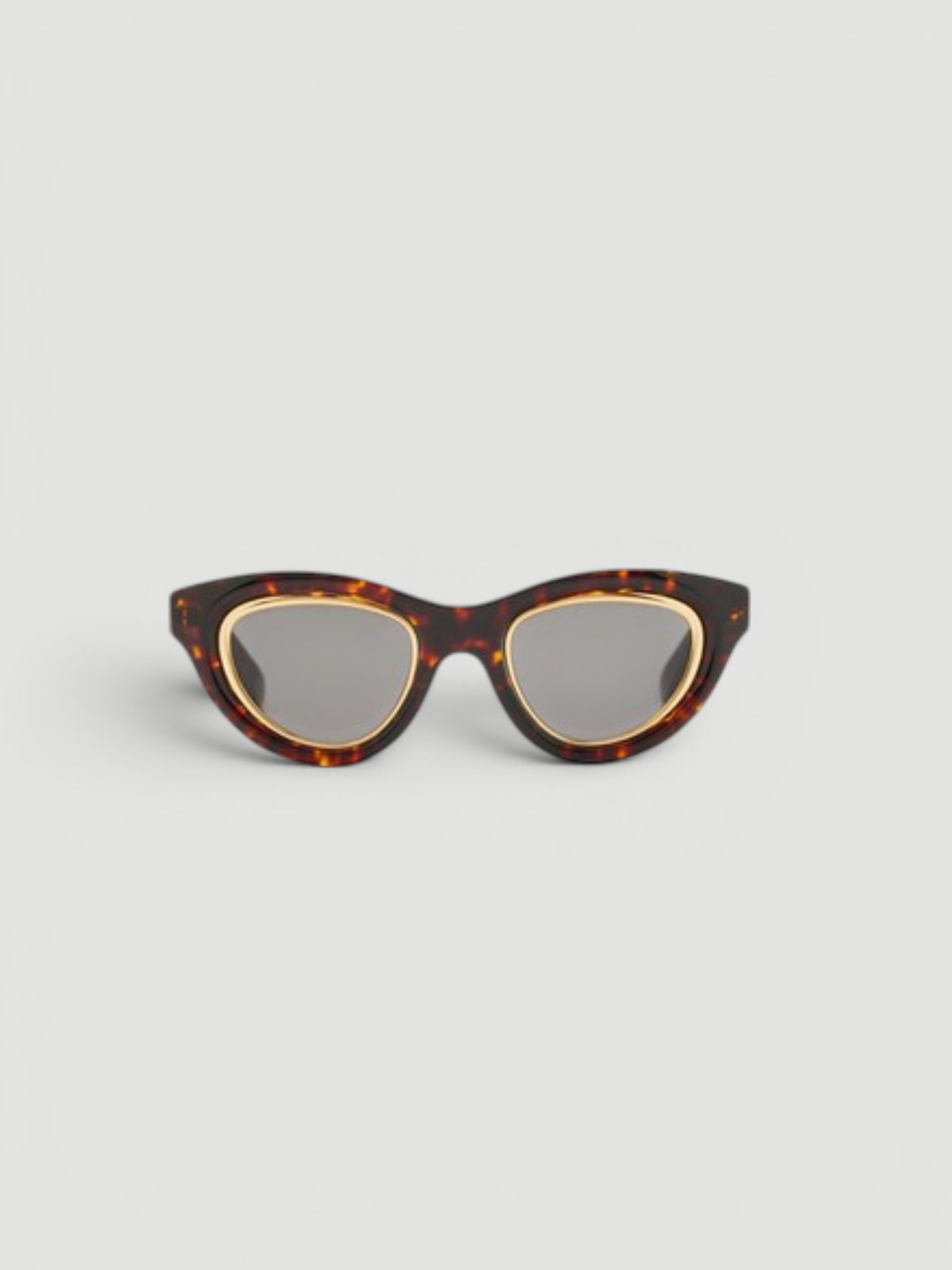 Loewe Cat-Eye Acetate Sunglasses in brown.