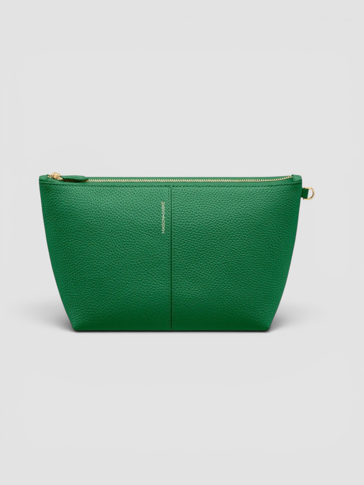 Maison de Sabré The Medium Flaire Pouch in green.