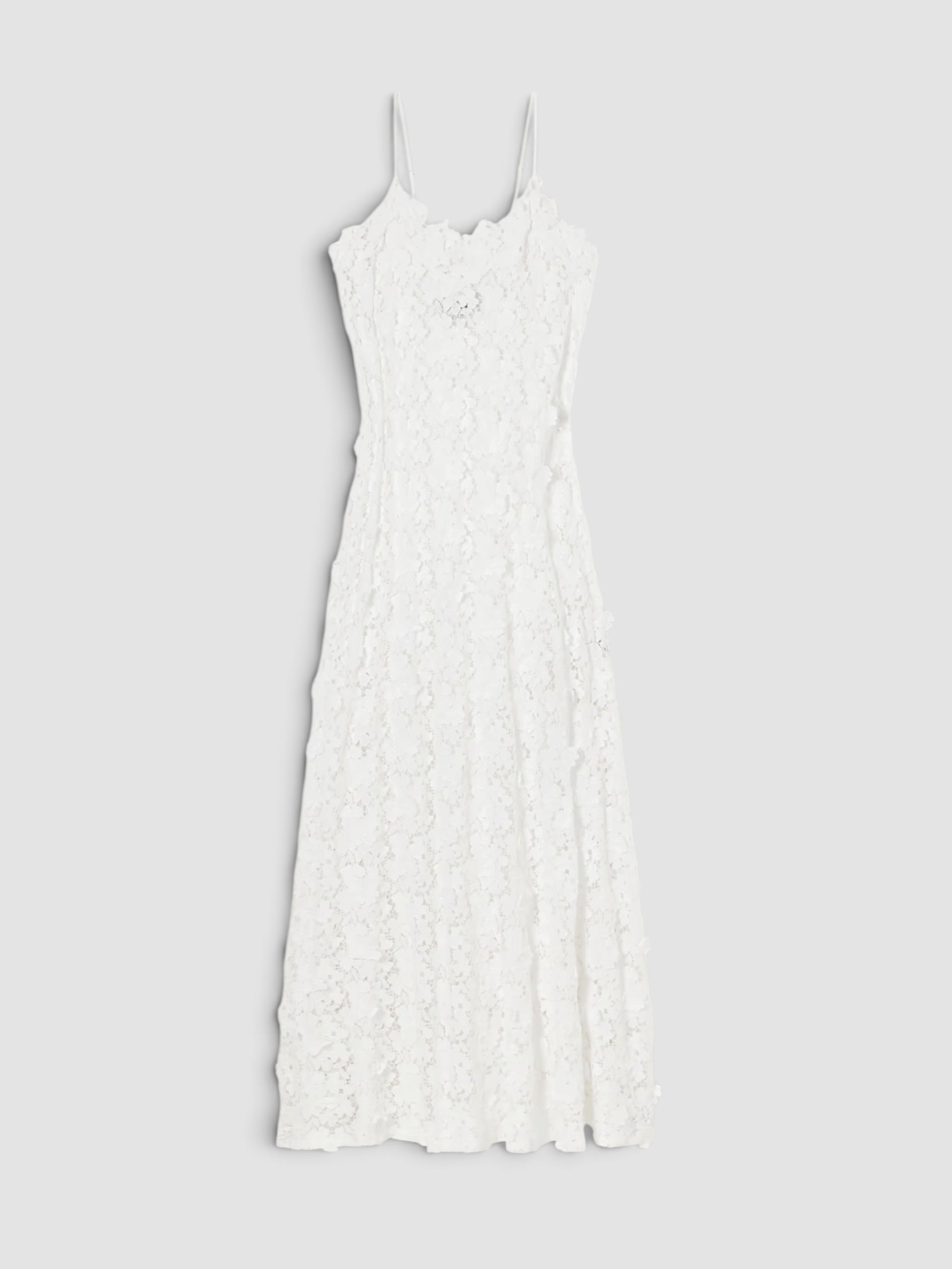 Miguelina Jaquelyn Lace Midi Dress in ivory. Styled by Sharon Lombardo for FDV Concierge.