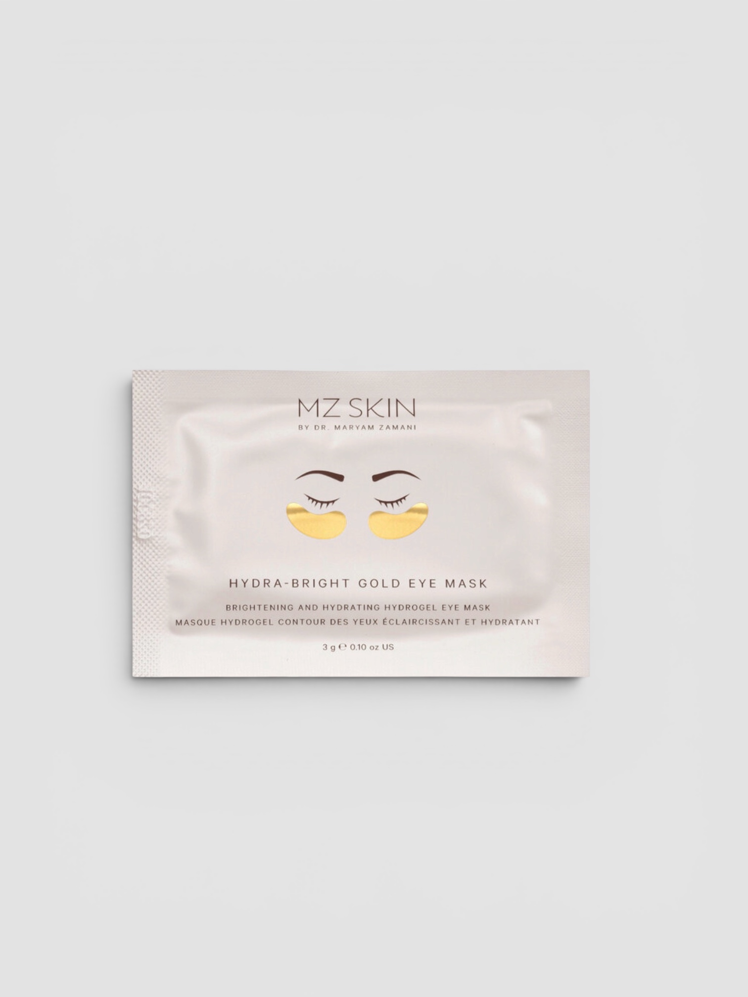 MZ Skin Hydra-Bright Gold Eye Mask.