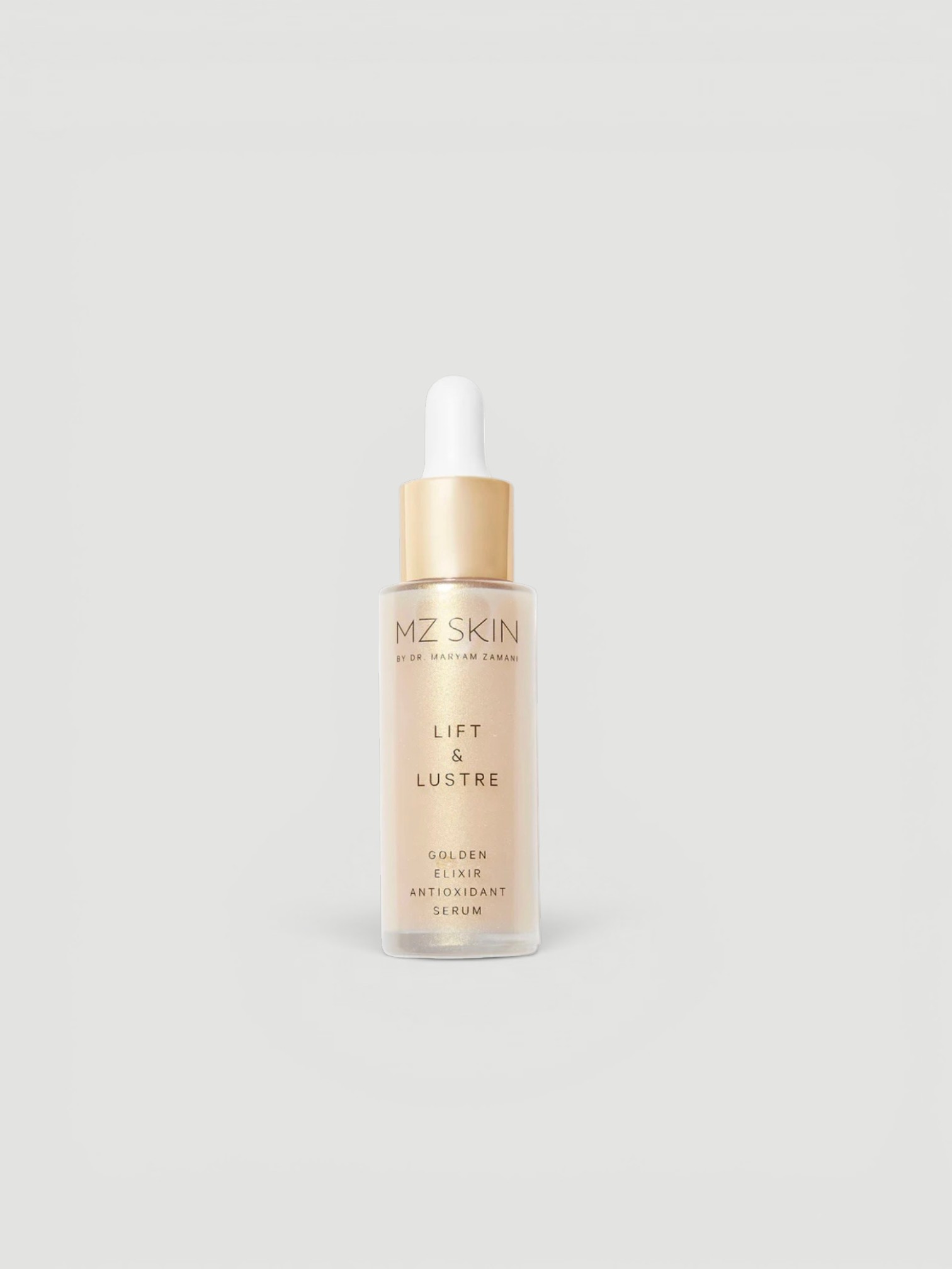 MZ Skin Lift & Lustre Golden Elixir Antioxidant Serum.