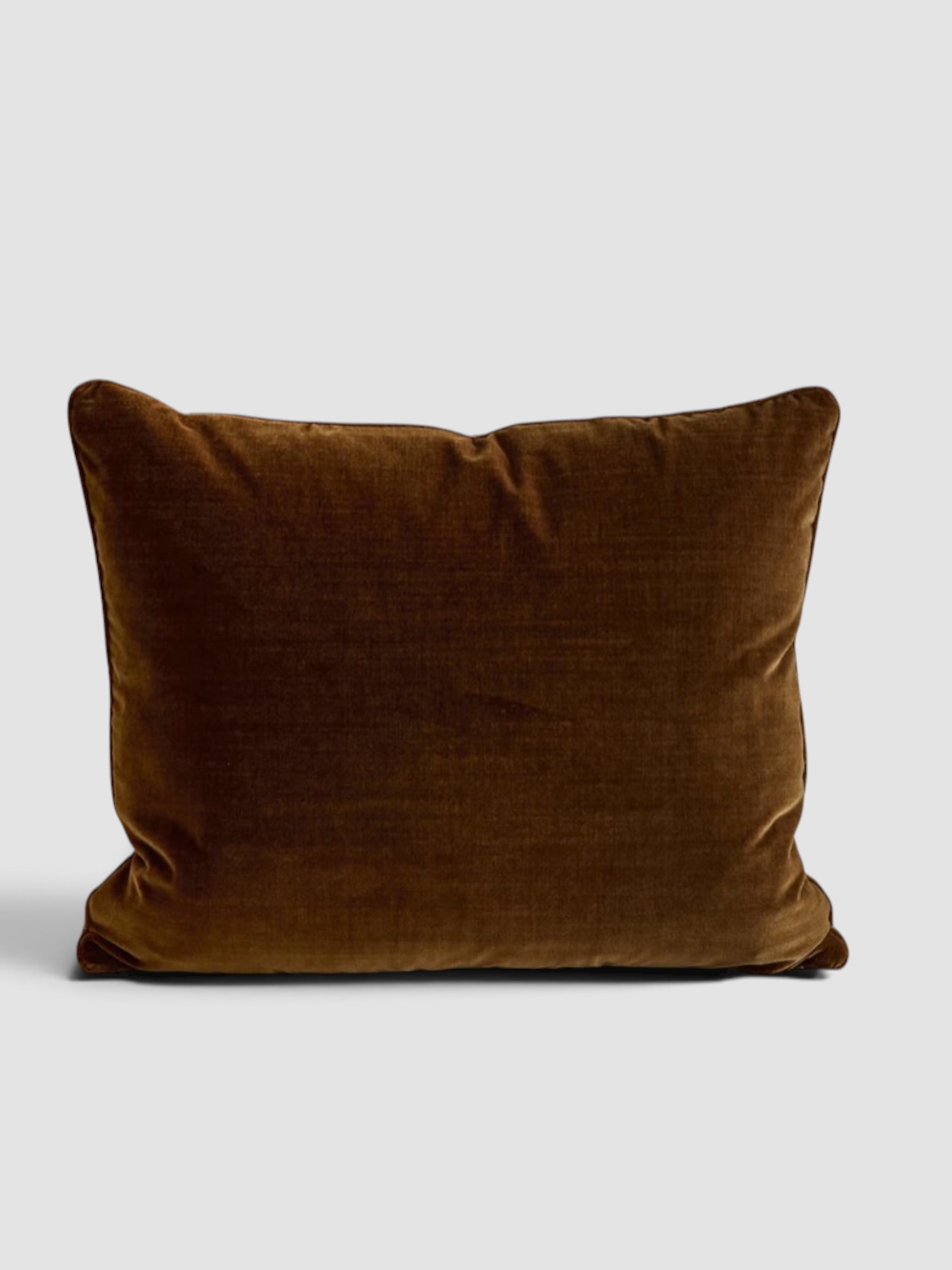 Nickey Kehoe Velvet Pillow in Ginger in ginger.