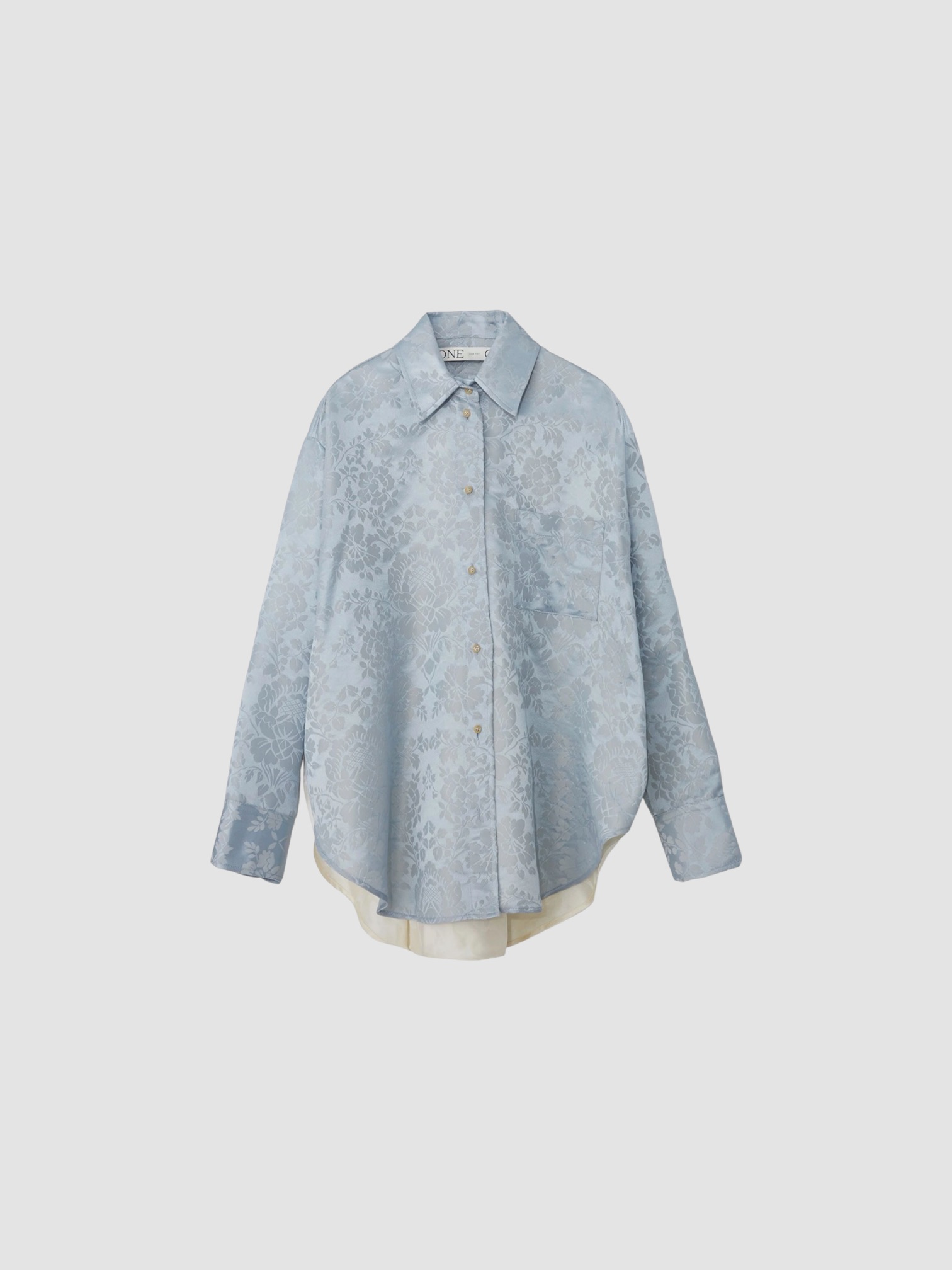 One Of Fidele Shirt in blue. Styled by Sharon Lombardo for FDV Concierge.