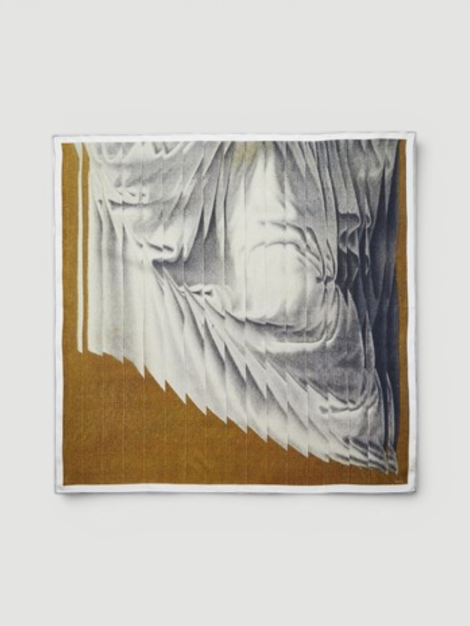 Otzio Socrate Silk Twill Scarf in gold.