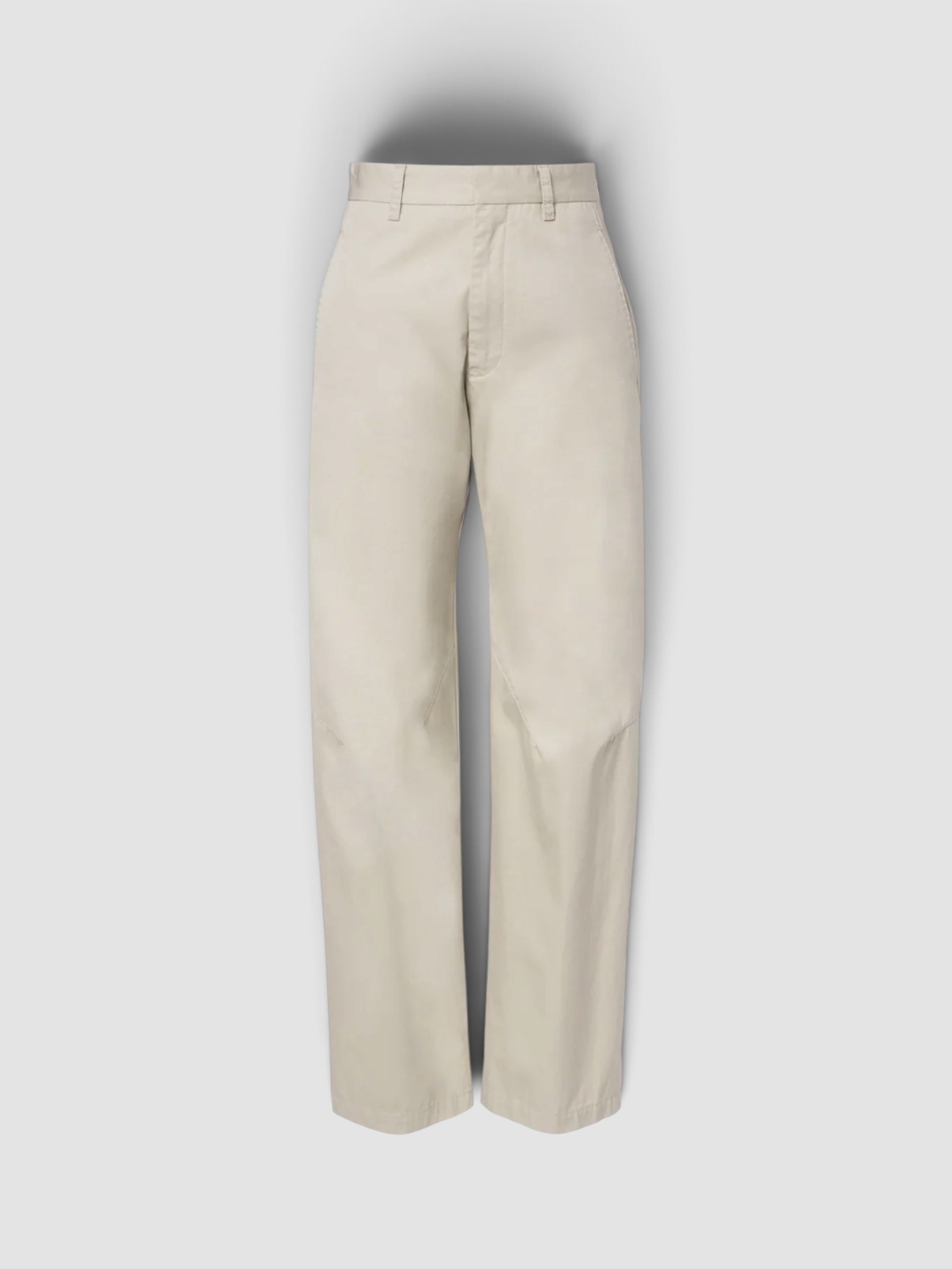 Phoebe Philo Cotton Wide-Leg Pants in beige. Styled by Sharon Lombardo for FDV Concierge.