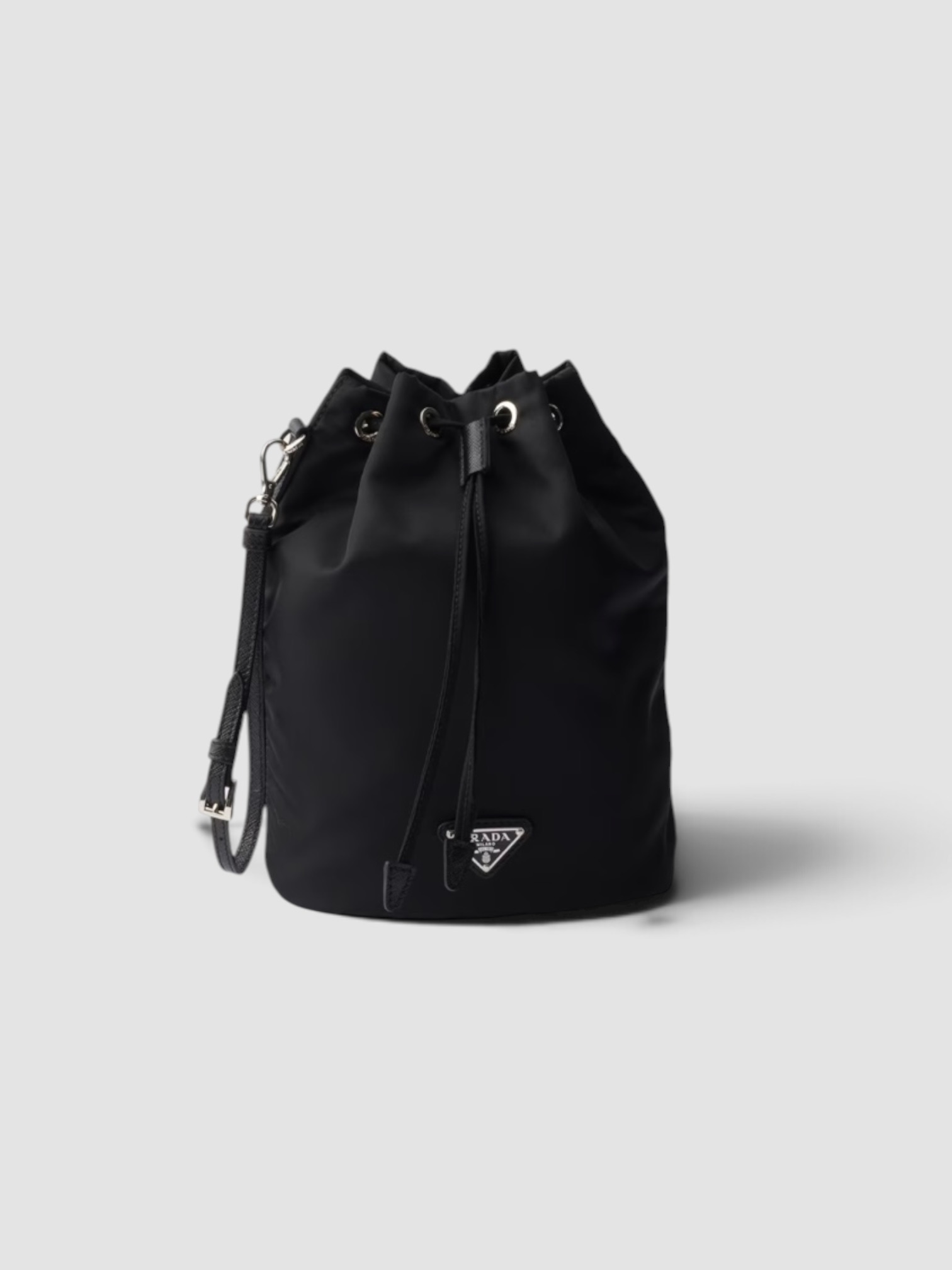 Prada Re-Nylon Pouch in black.