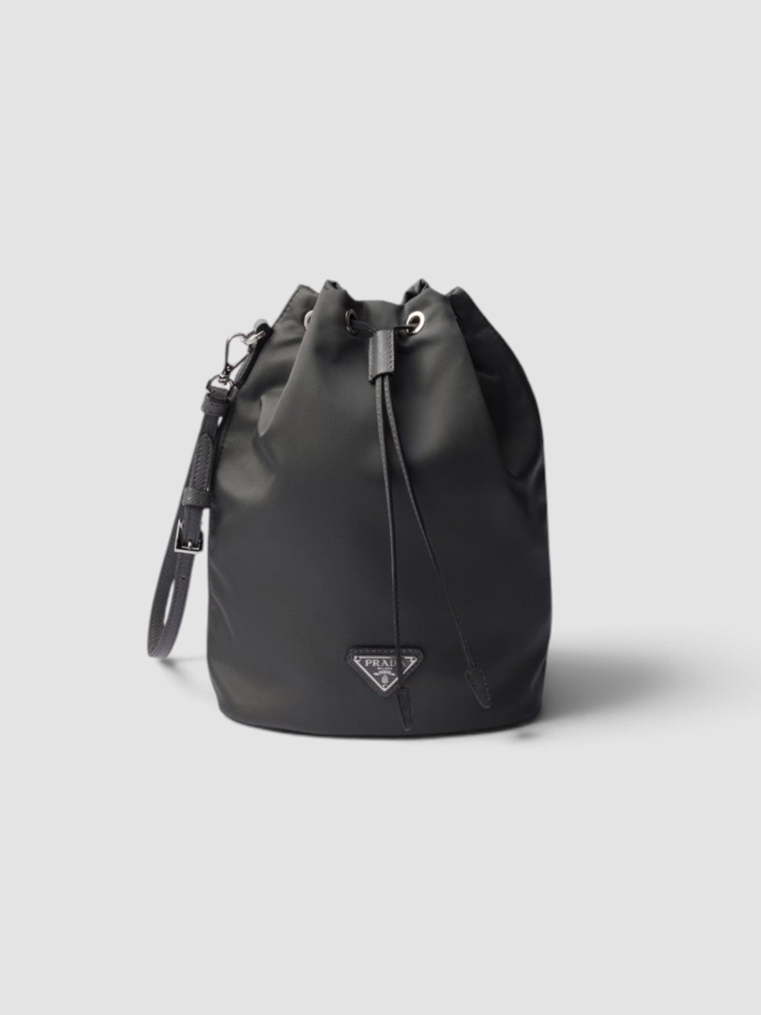 Prada Re-Nylon Pouch in slate.