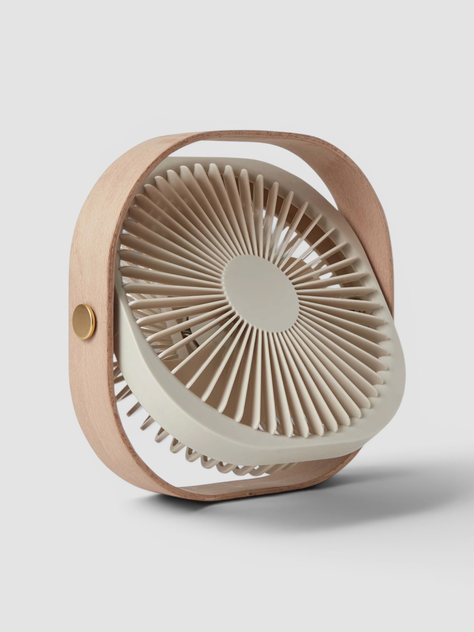 Printworks Fantastic Table Fan in beige.