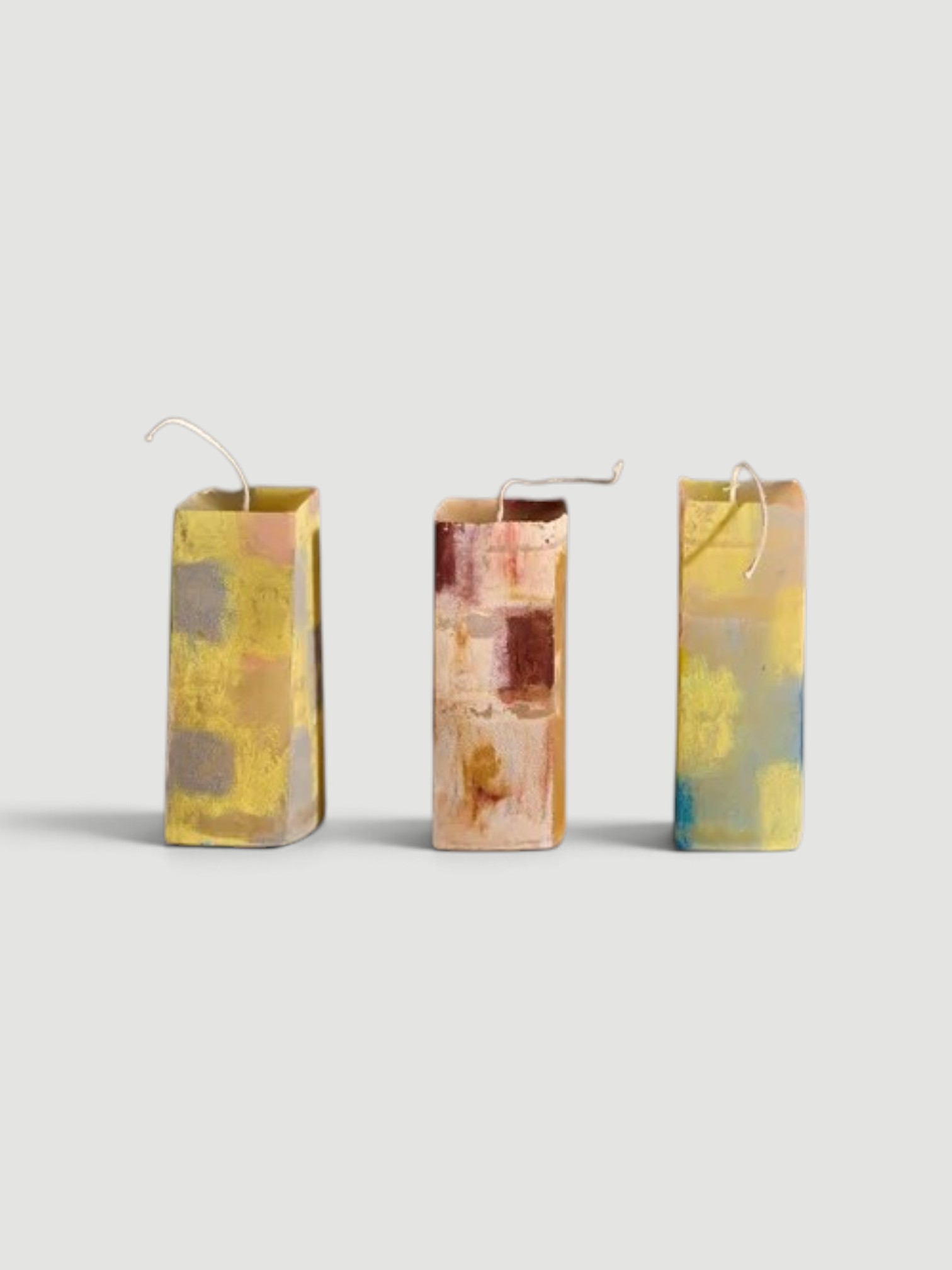 Quarters Mid Stack Tower Candle in cc1.