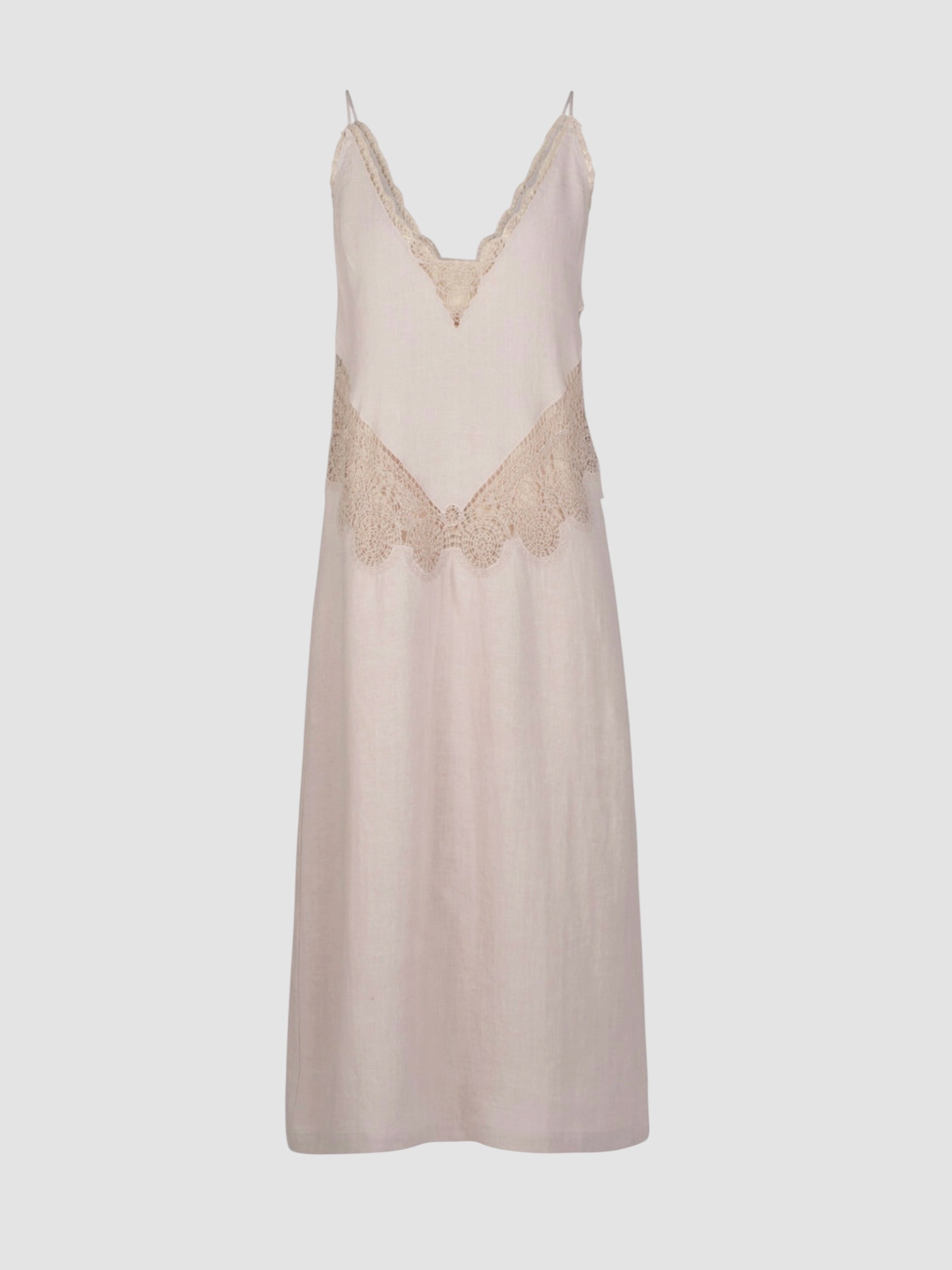 Rachel Comey Elmore Dress in blush, worn with Phoebe Philo Suede Thong Sandals. Styled by Sharon Lombardo for FDV Concierge.