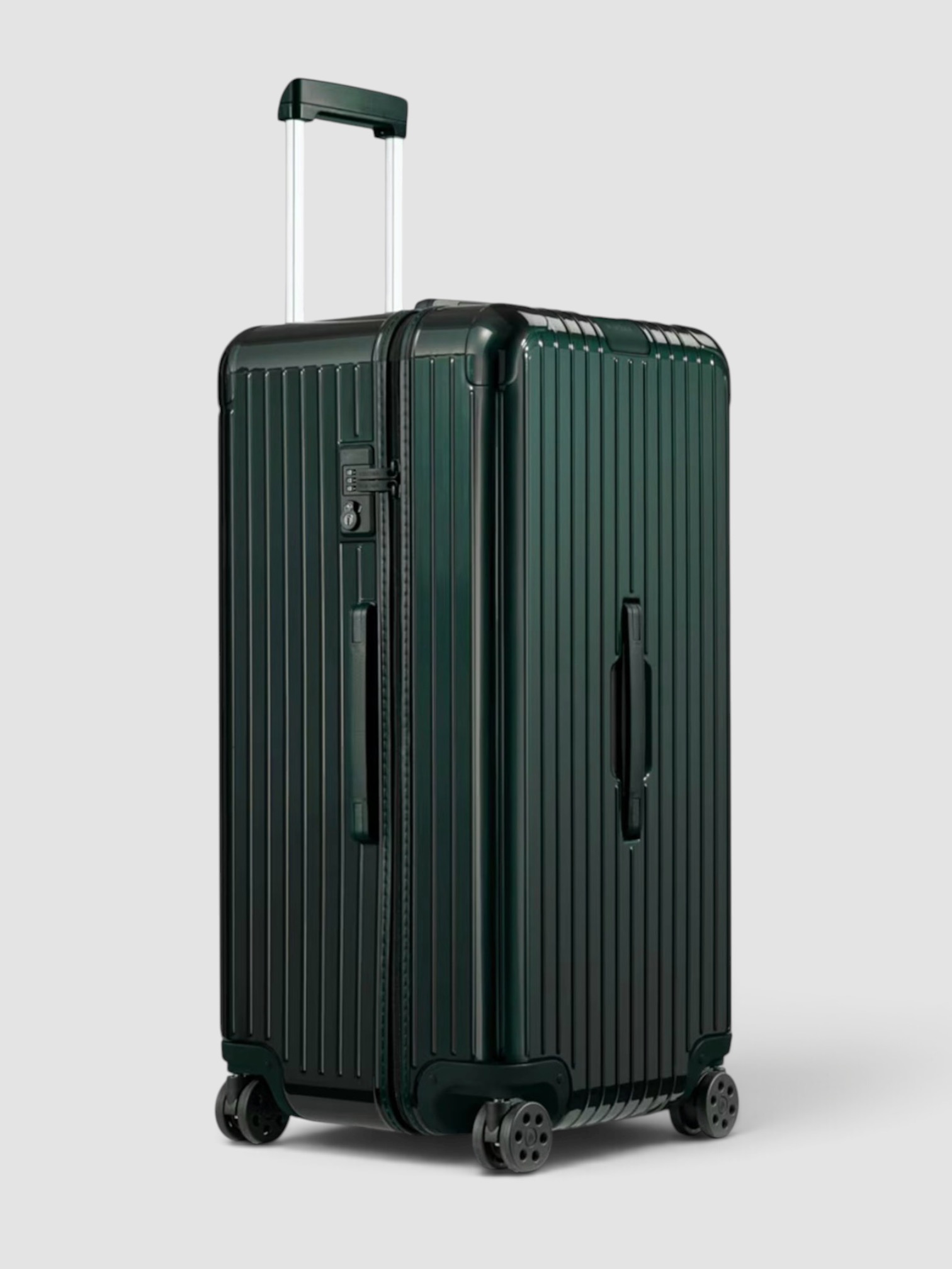 RIMOWA Essential Trunk Plus in green.
