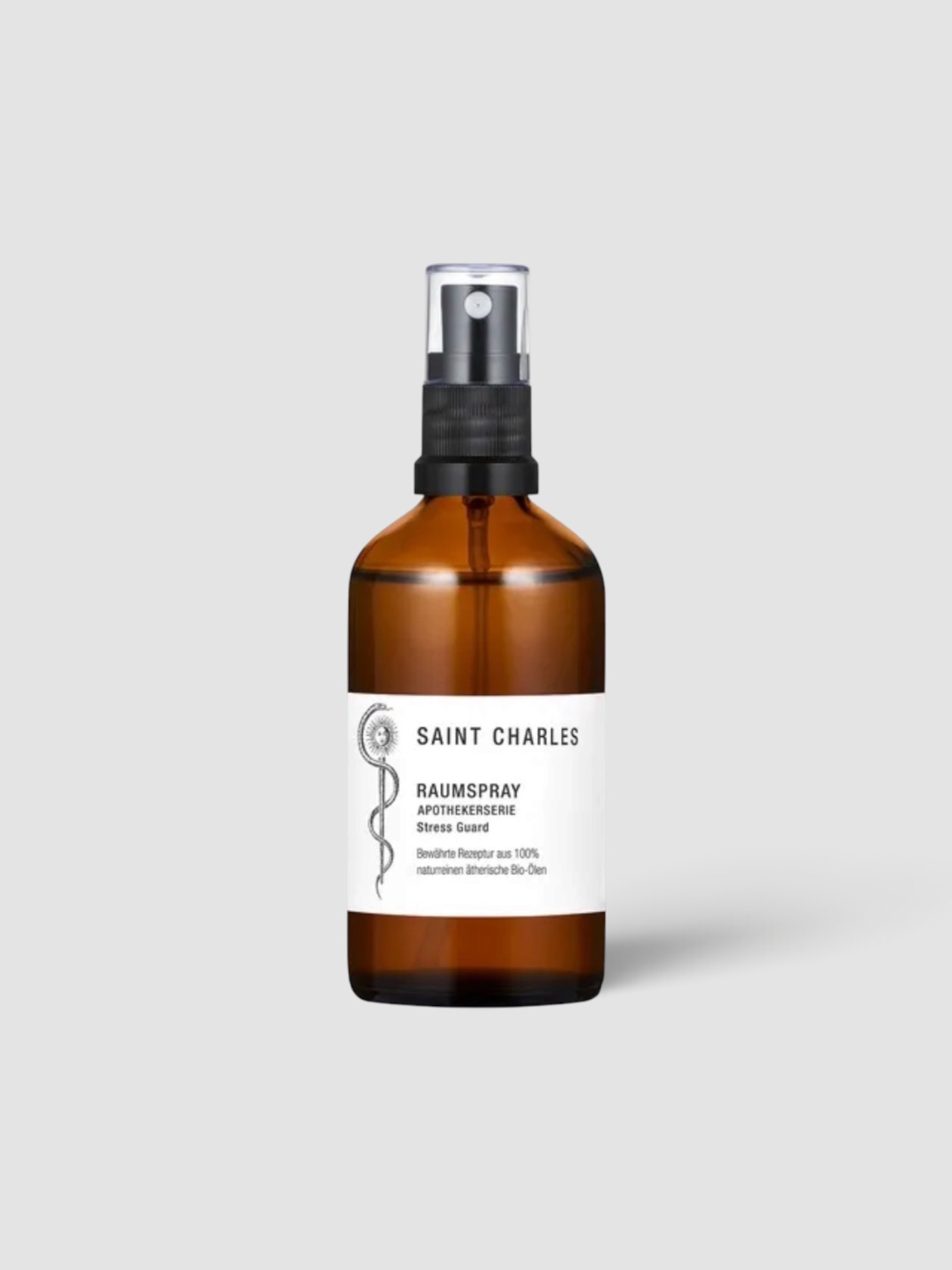 Saint Charles Sleep Well Room Spray in amber.
