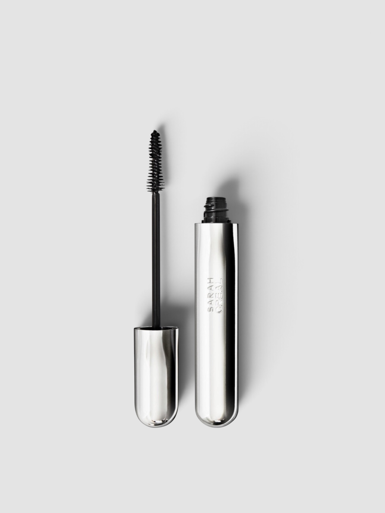 Sarah Creal Back Of The Cab Volumizing Longwear Tubing Mascara in black.