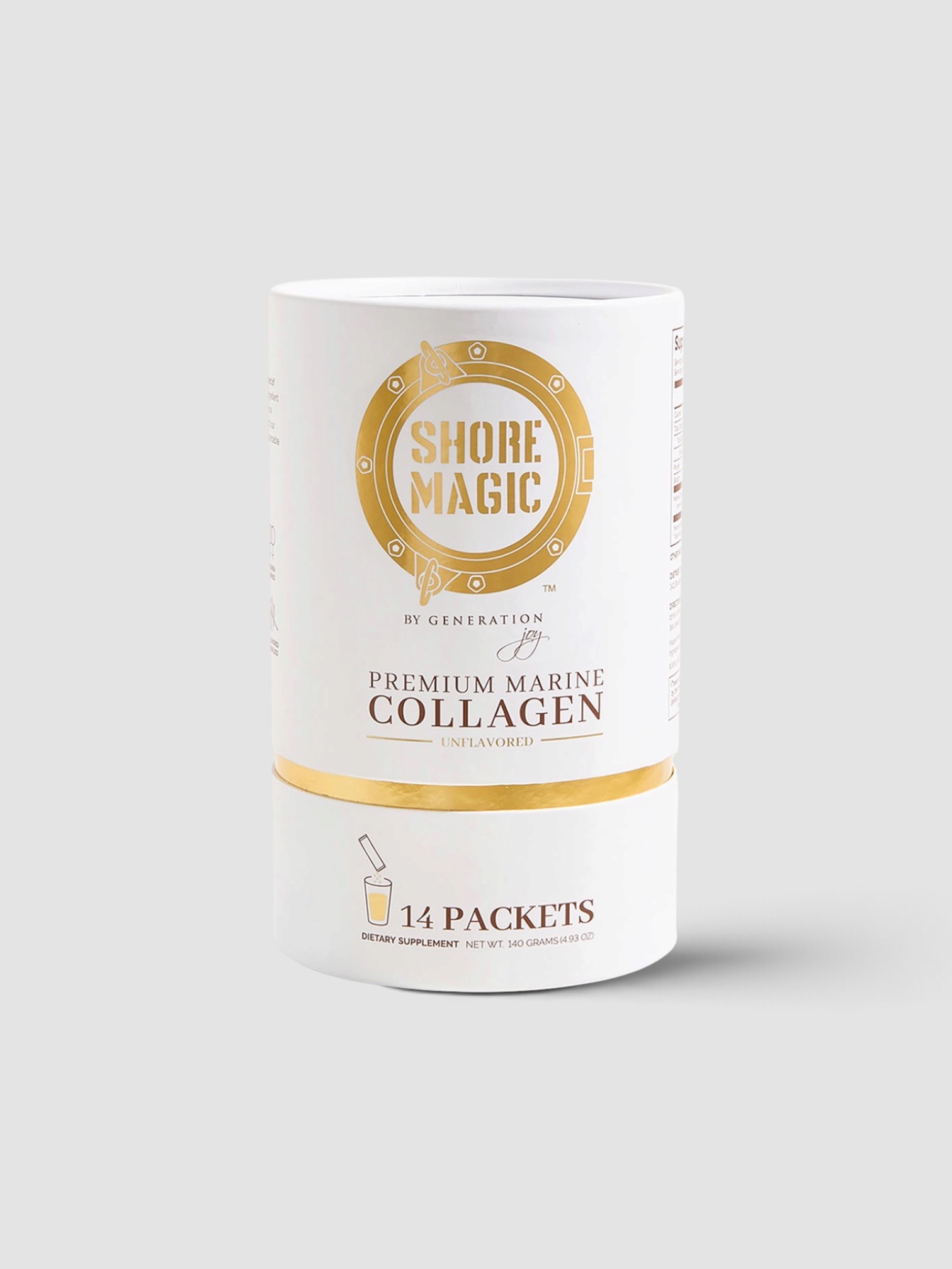 Shore Magic Hydrolized Marine Collagen Packets, 14 Pack.