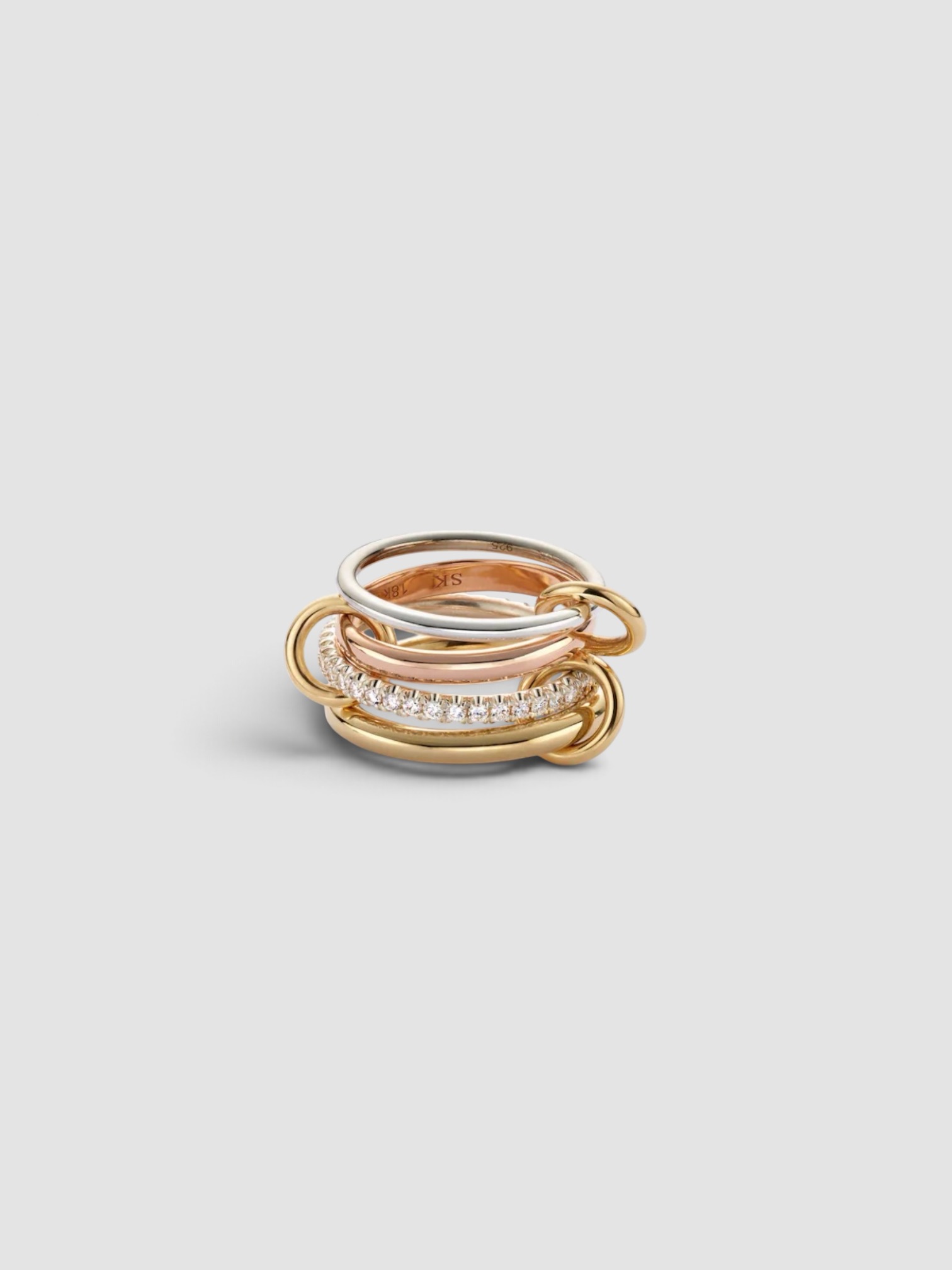 Spinelli Kilcollin Cancer Ring in multicoloured.