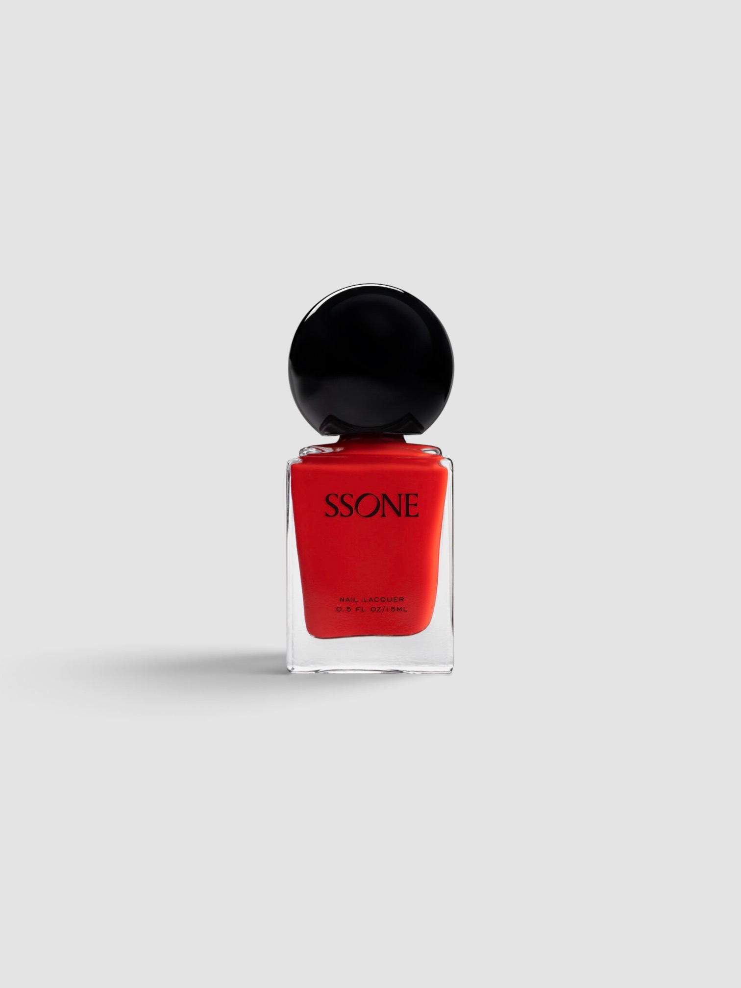 SSONE Nail Lacquer in unexpected red.