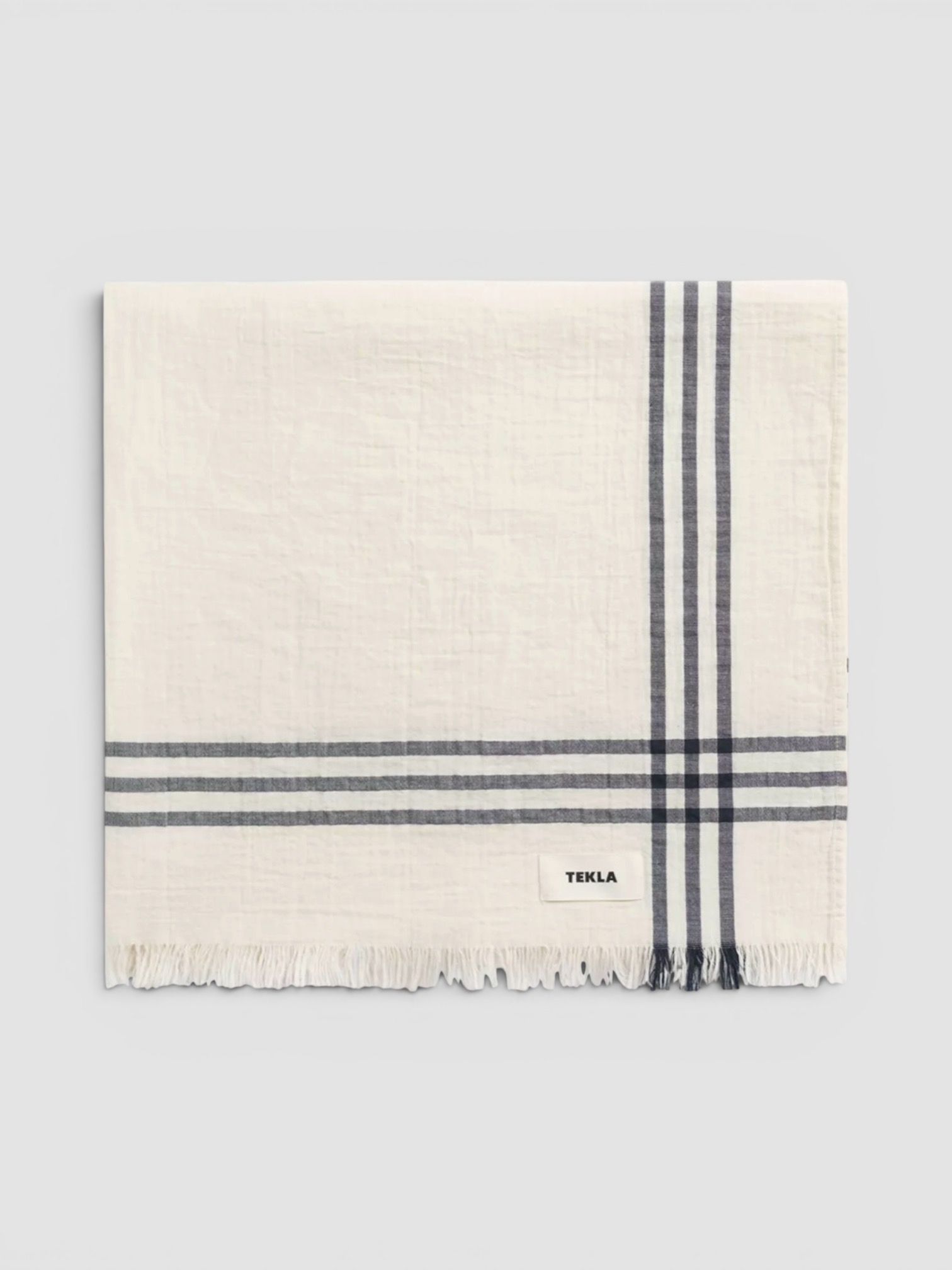 Tekla Cotton Sarong in ivory.