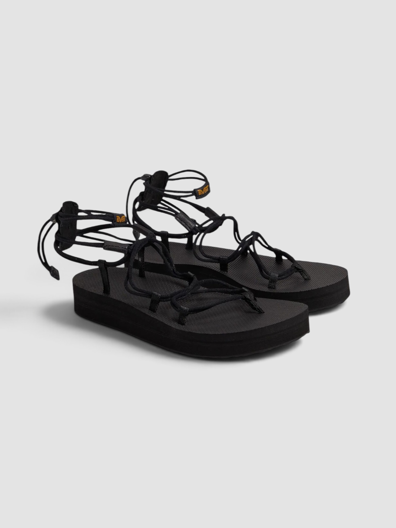 Teva Midform Infinity Sandal in black.