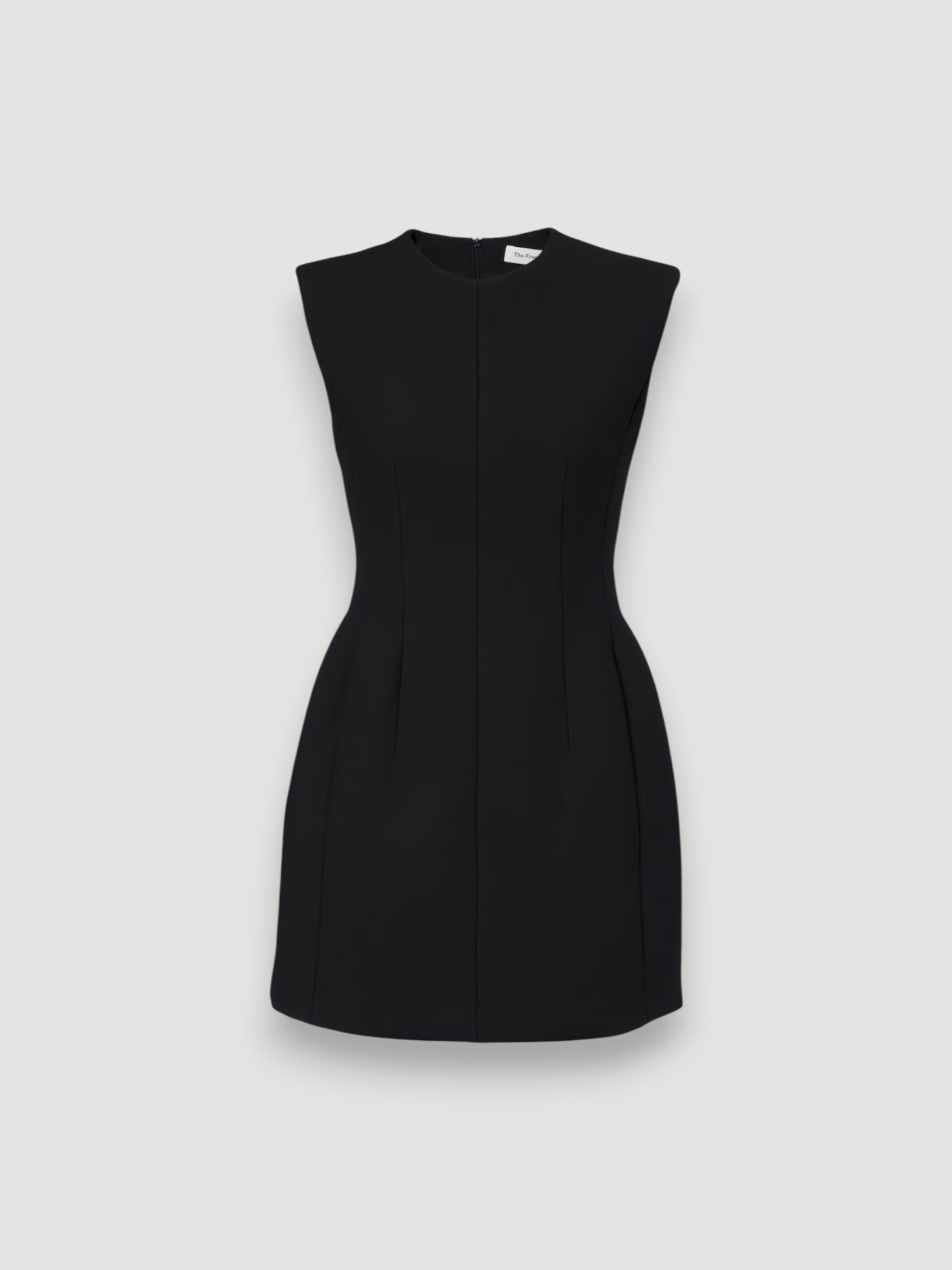 The Frankie Shop Bryn Minidress in black. Styled by Sharon Lombardo for FDV Concierge.