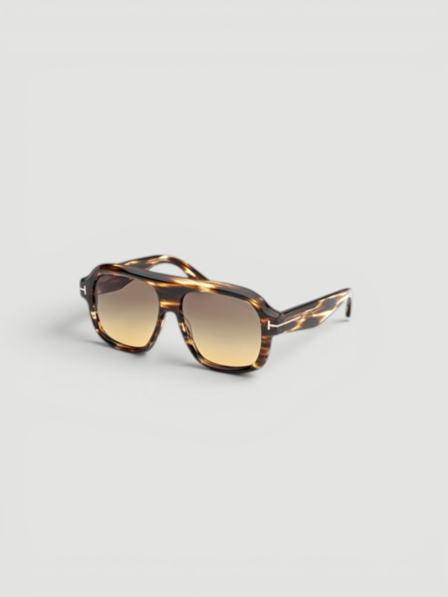 Tom Ford Rhonda Acetate Sunglasses in yellow.