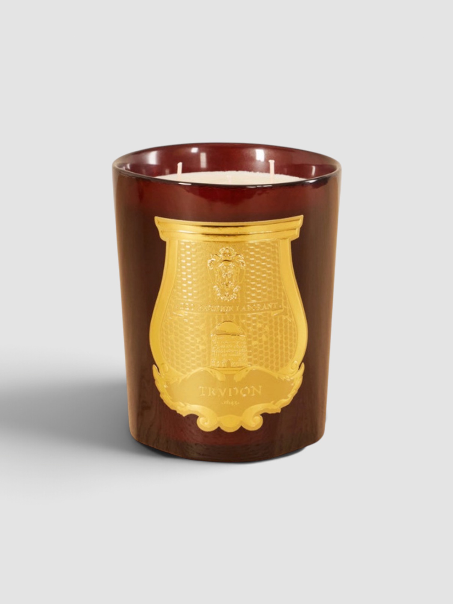 Trudon Cire Scented Candle, 800g in red.