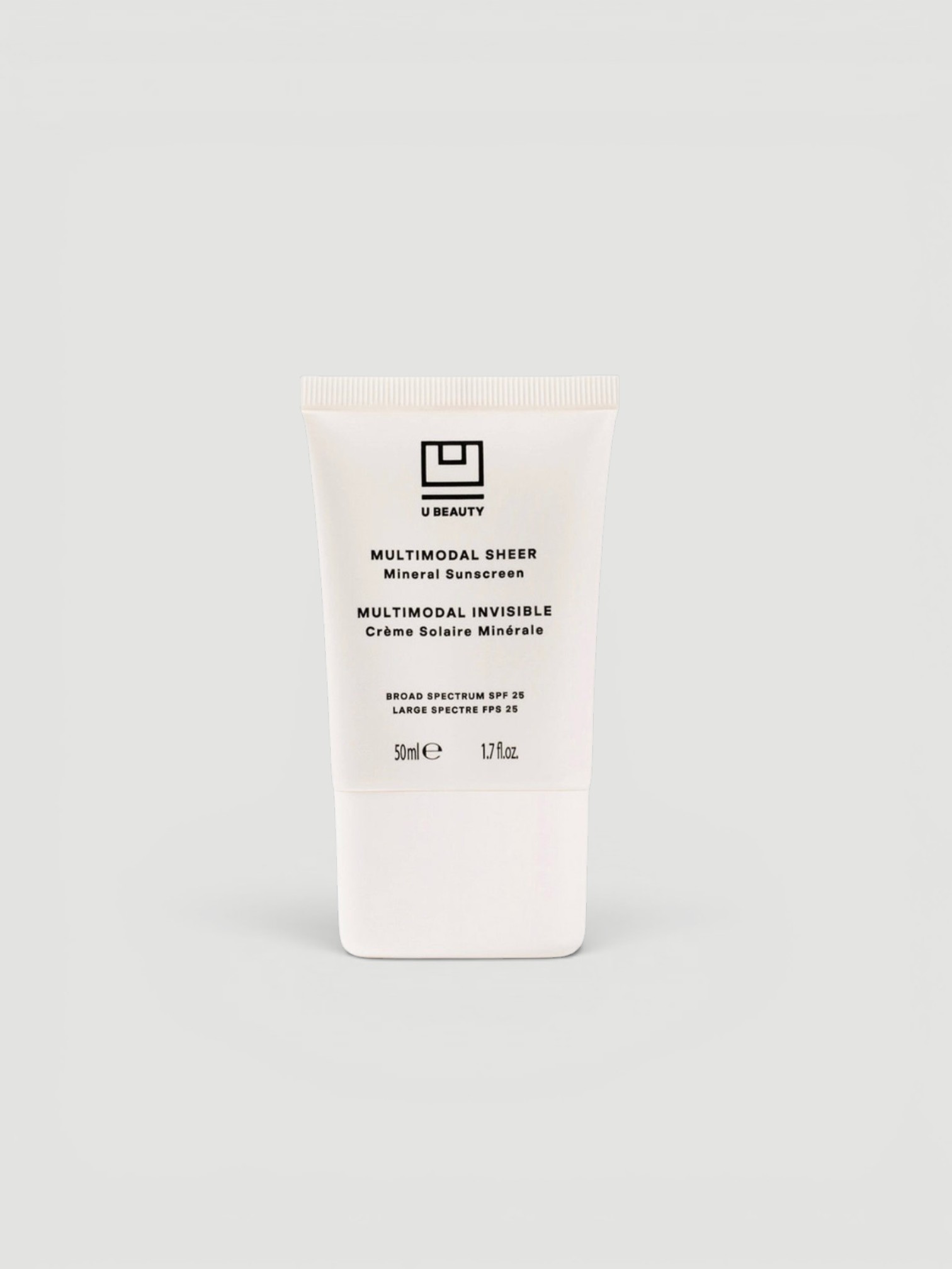 U Beauty Multimodal Sheer Mineral Sunscreen SPF 25.