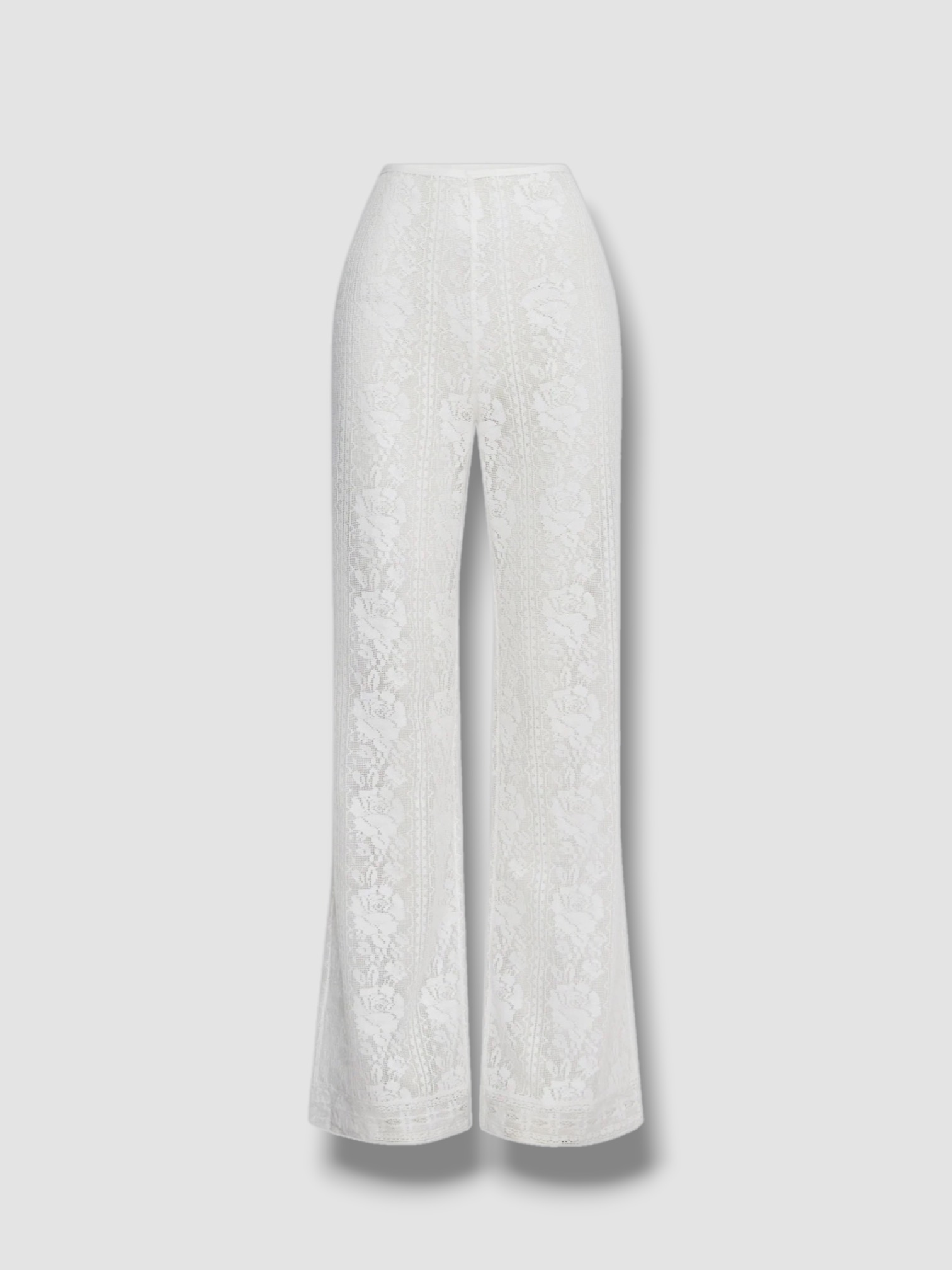 Venroy Cotton Lace Pant in off white. Styled by Sharon Lombardo for FDV Concierge.