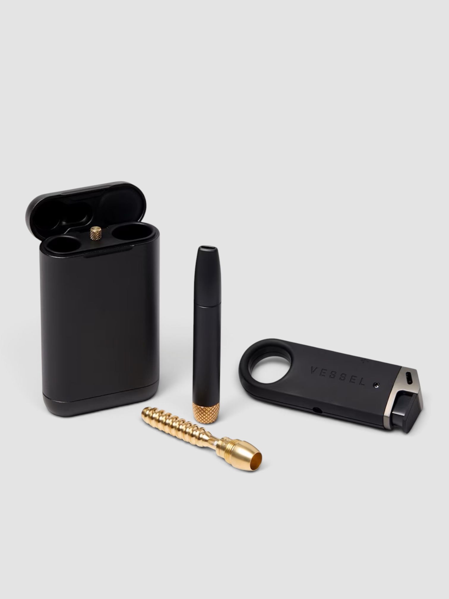 Vessel Helix Dugout Bundle in black.