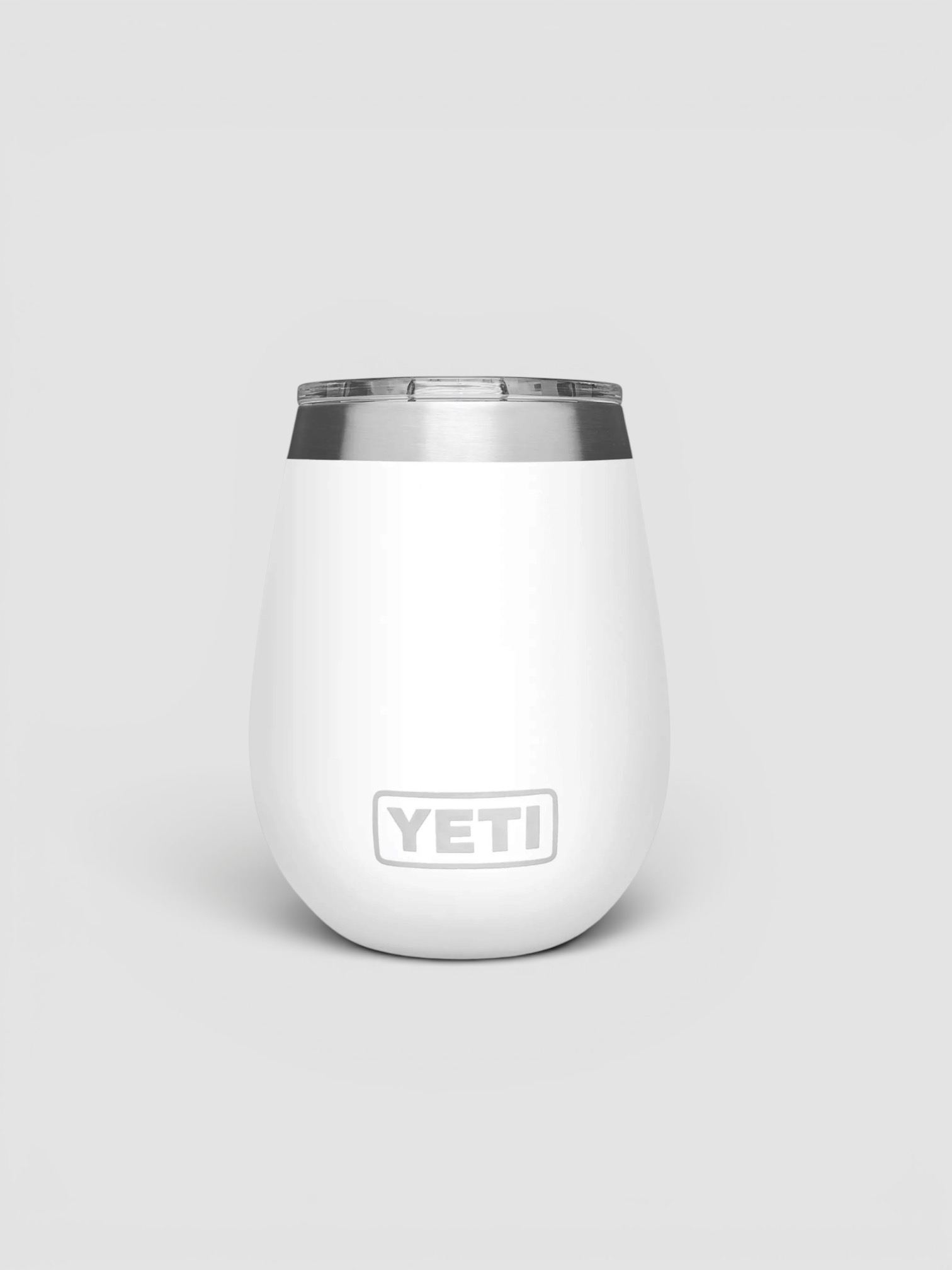 YETI Rambler 10oz Outdoor Wine Cup in white.