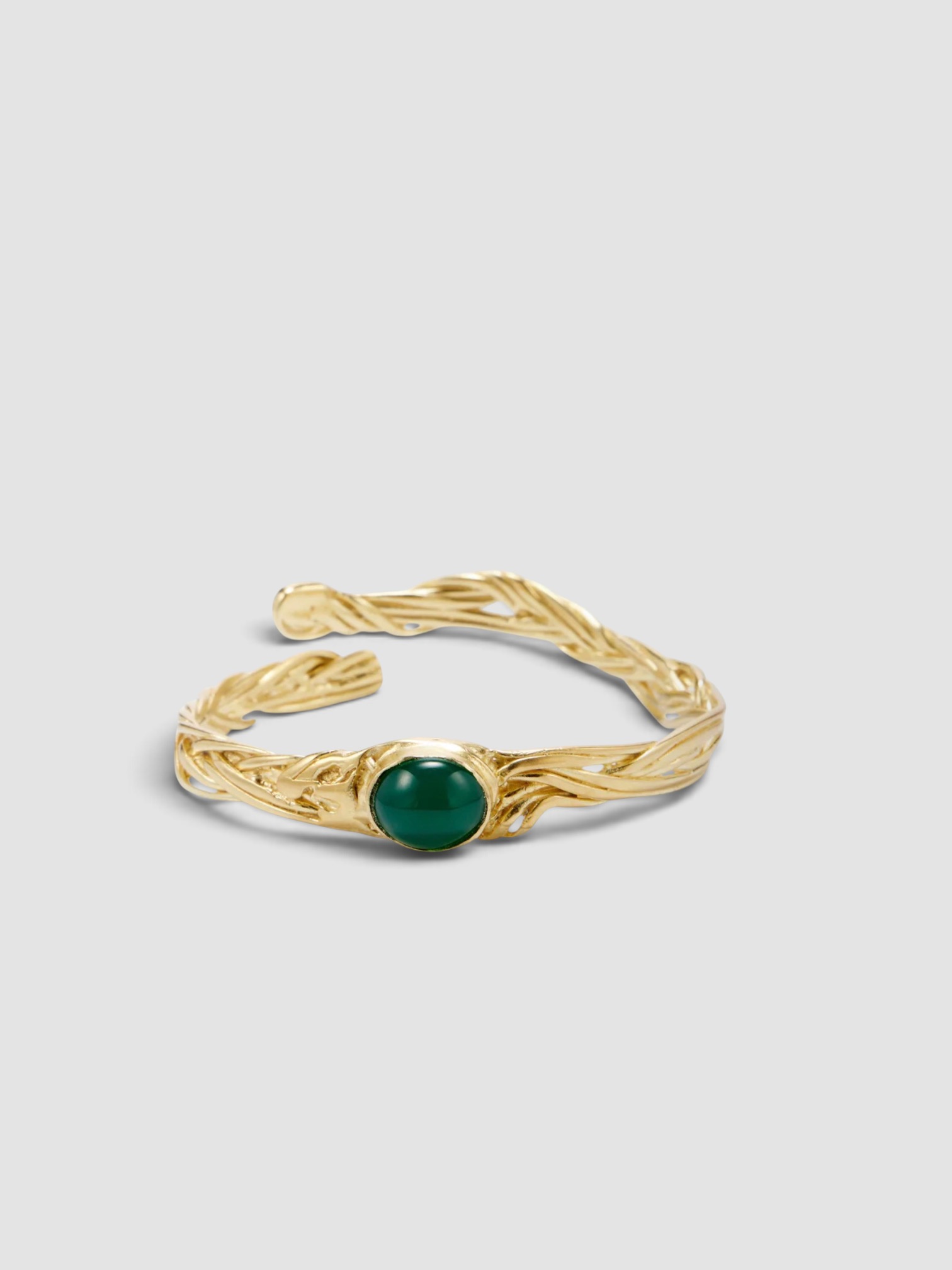 Ysso Delphi 24kt Gold-Plated Bangle in gold.