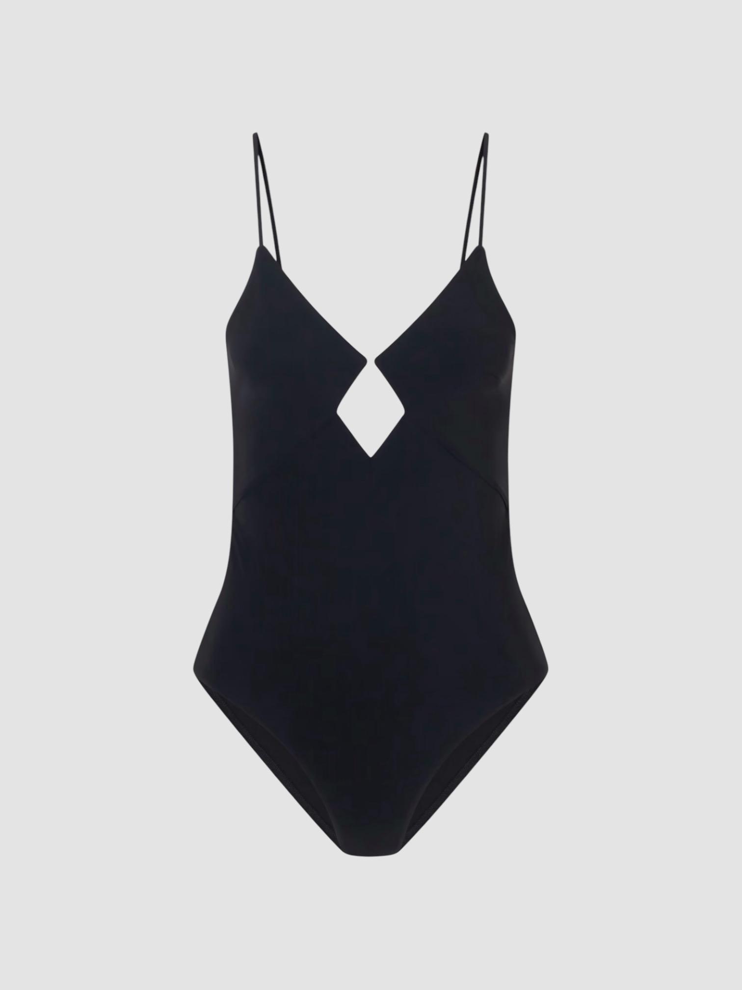 Zimmermann Roselight Diamond Wire Swimsuit in black. Styled by Sharon Lombardo for FDV Concierge.