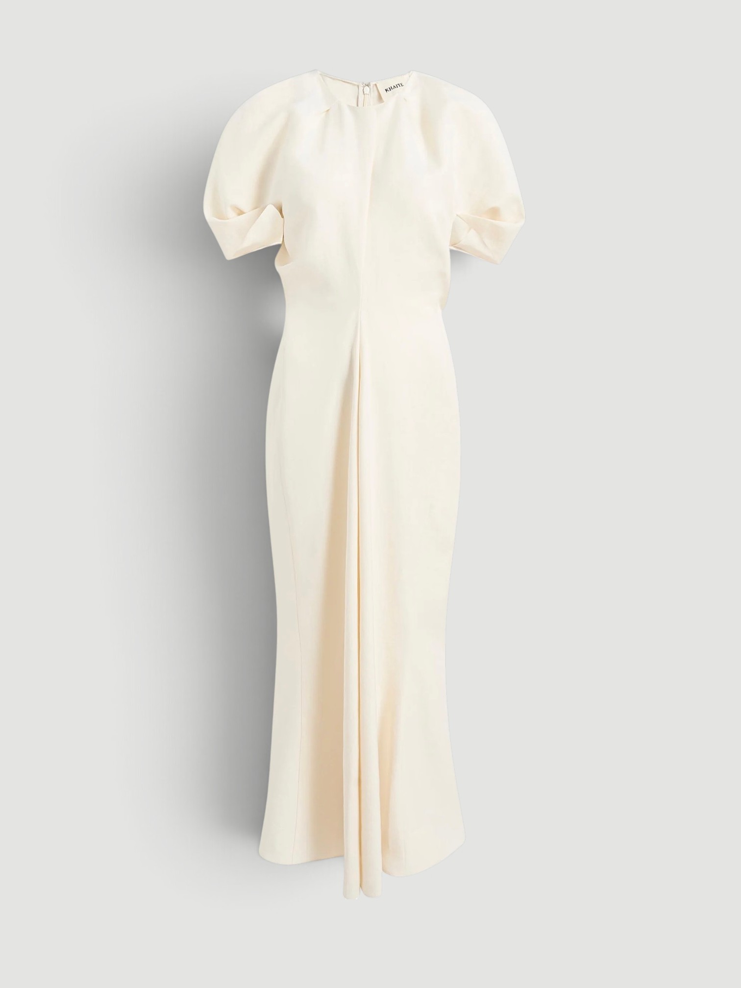 Khaite Ria Dress in cream. Styled by Sharon Lombardo for FDV Concierge.
